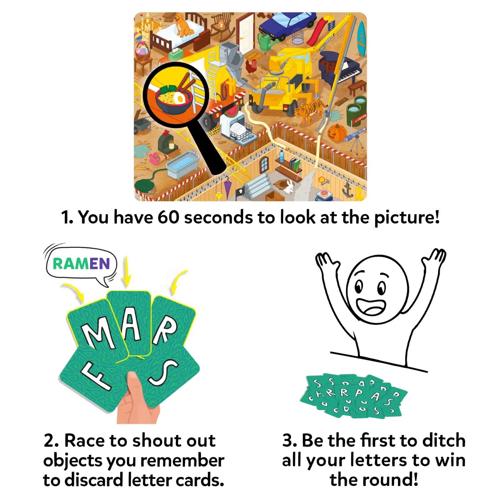Skillmatics Who Saw What In 60 Seconds gioco memoria 7+ anni