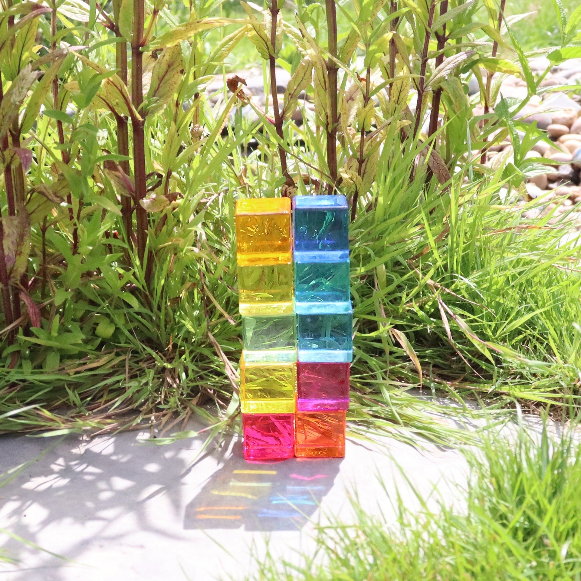 Tickit Gem Cubes cubetti 10 colori traslucidi