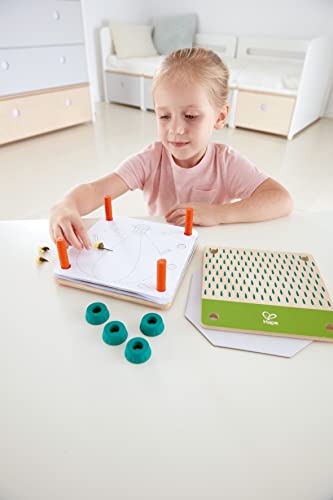 Hape Nature Fun kit pressa fiori in legno con colori
