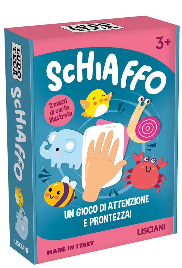 Lisciani Ludoteca Carte Bambi Schiaffo gioco carte veloce