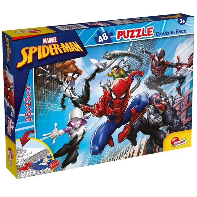 Lisciani Giochi Marvel Puzzle Df M-Plus 48 Spider-Man puzzle 48 pezzi