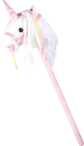 smallfoot 10279 unicorno bianco a bastone morbido con suono