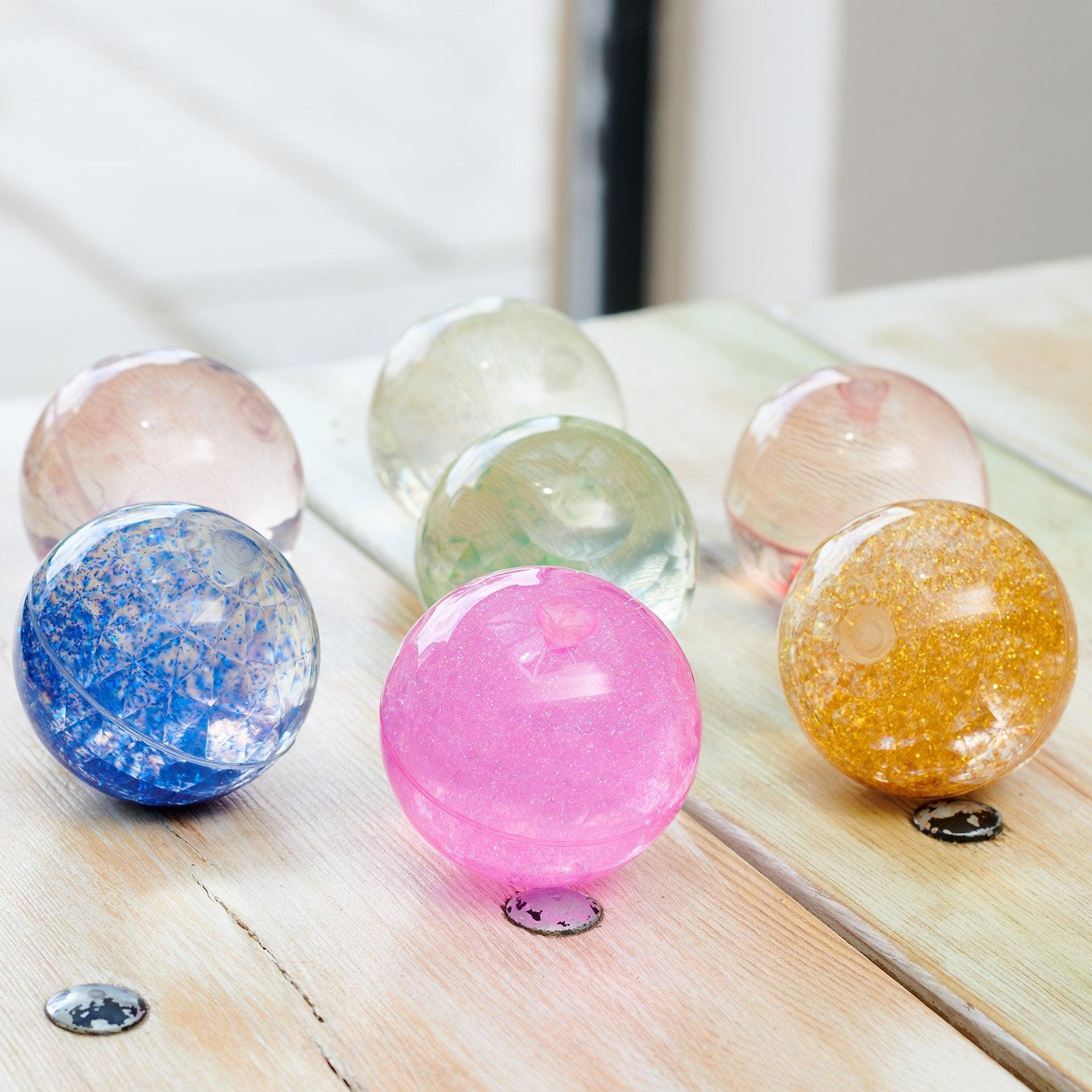 Tickit Sensory Rainbow Glitter Balls 7 palline glitter