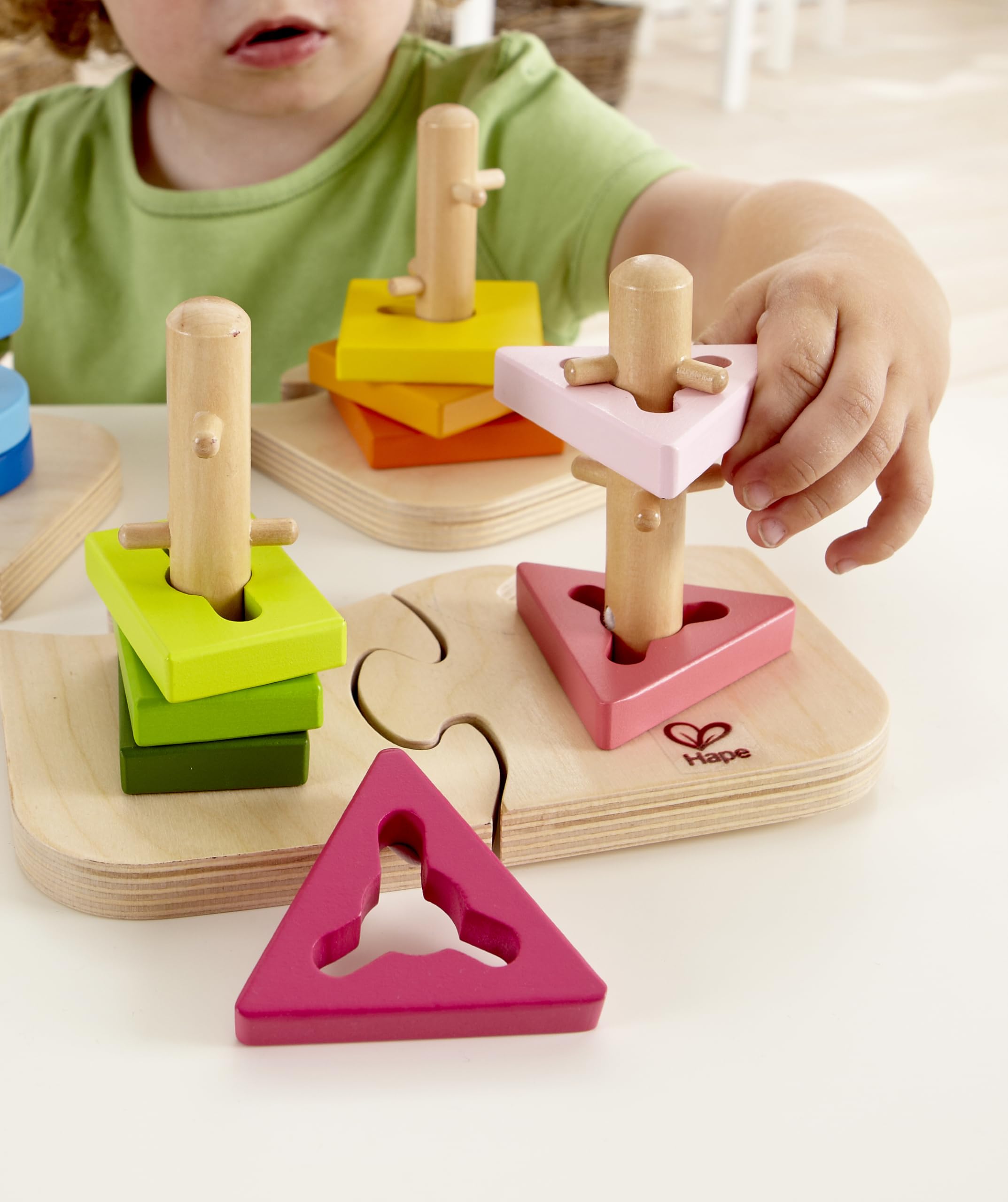 Hape E0411 Puzzle Creativo gioco incastri in legno