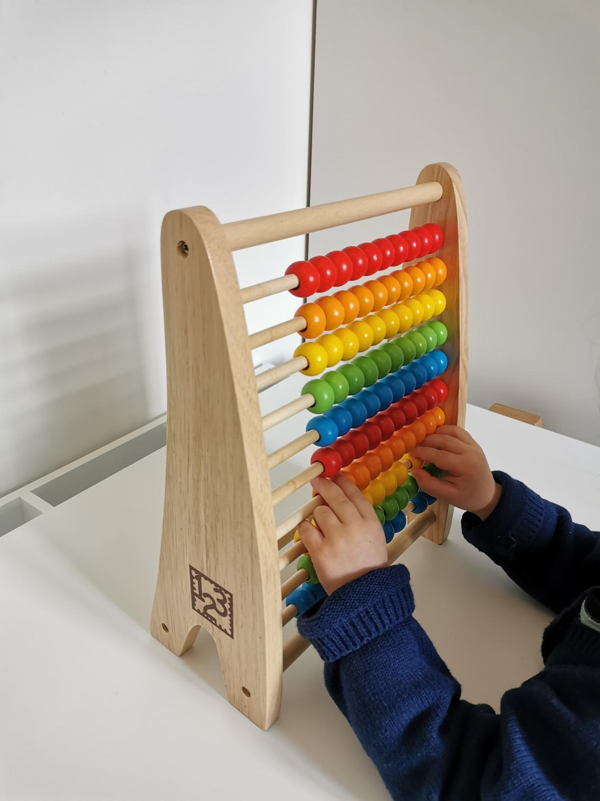Hape E0412 Abaco Palline Arcobaleno Gioco Legno