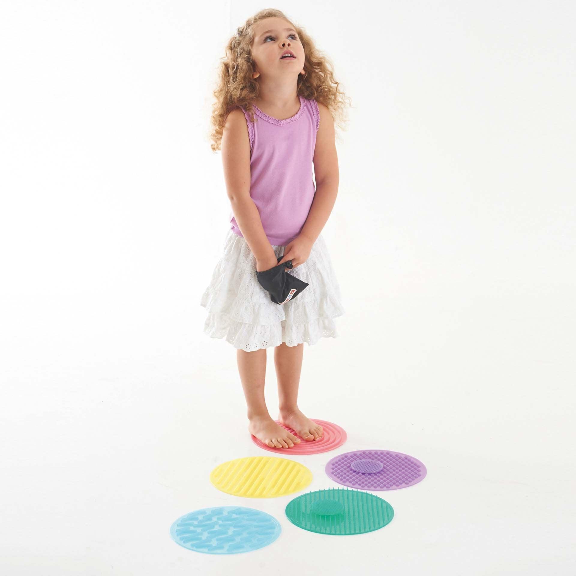 Tickit SiliShapes Sensory Circle dischi silicone 10 pezzi
