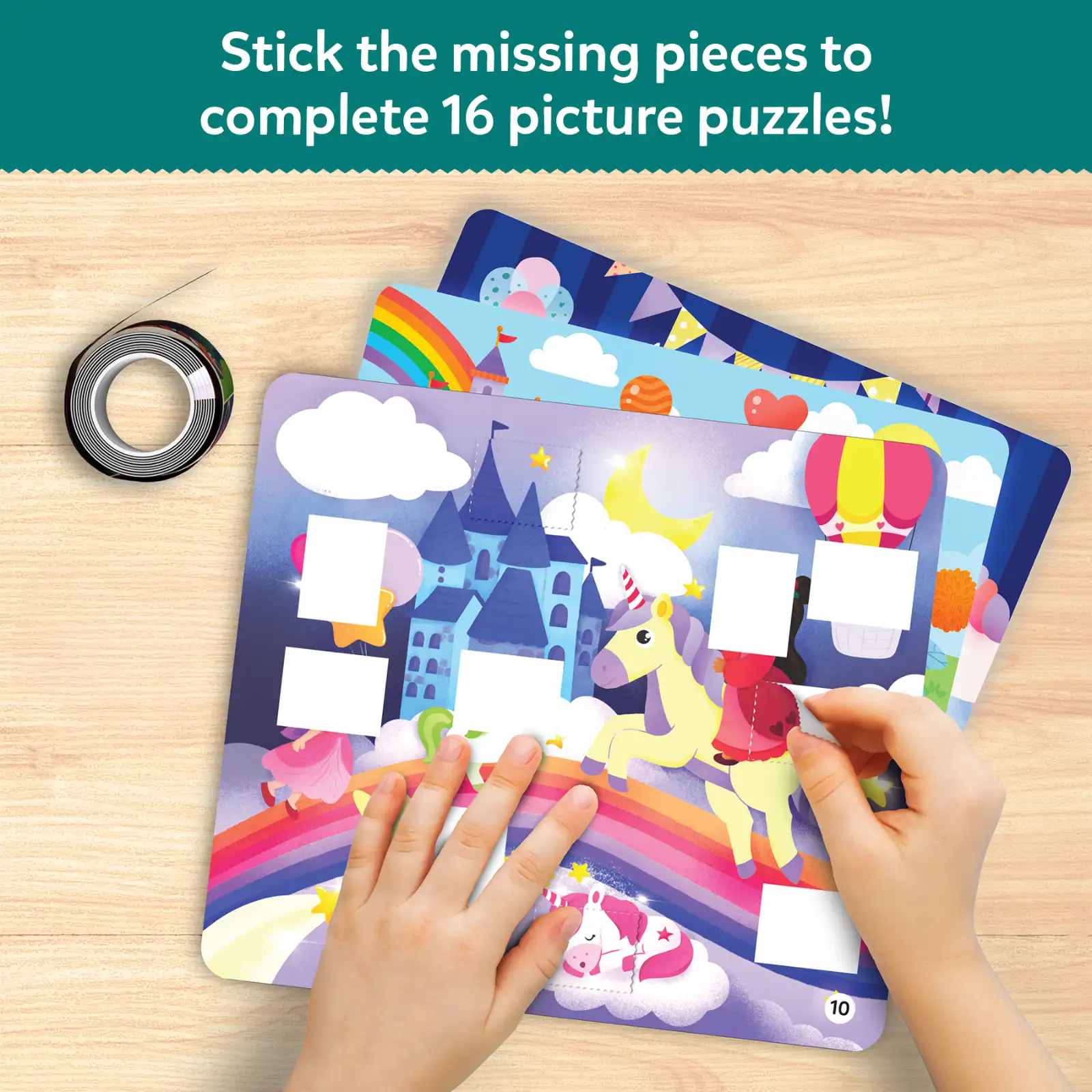 Skillmatics Tape It Unicorni Principesse puzzle sticker 16