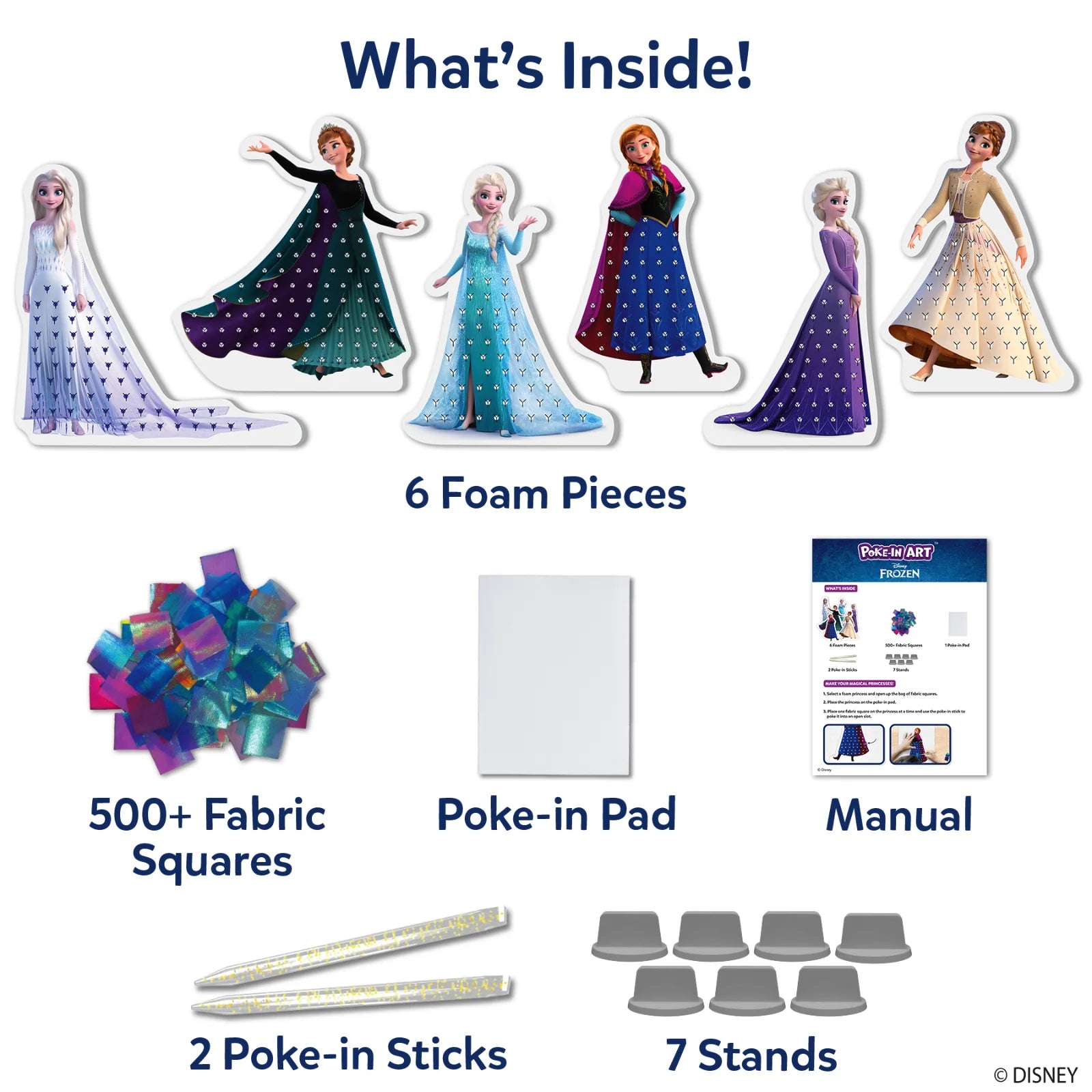 Skillmatics Poke-in Art Disney Frozen kit creativo 4-9 anni