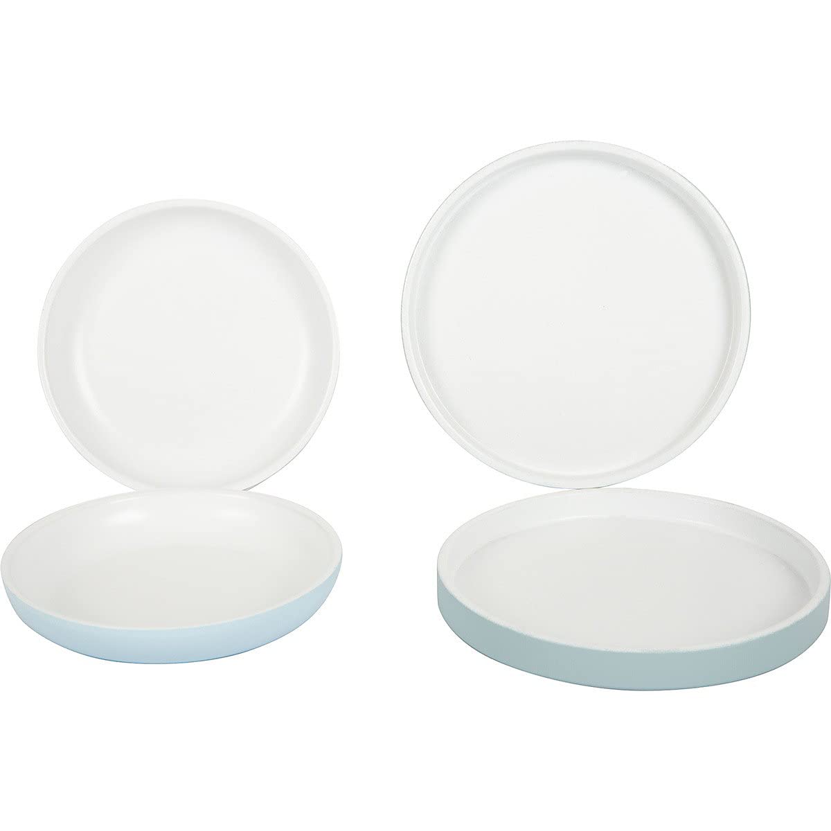 smallfoot Tasty set stoviglie legno per 2 persone blu