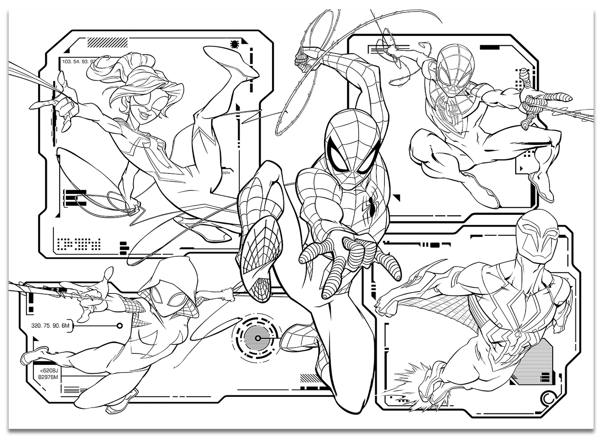 Lisciani Marvel Maxi Floor 4x48 puzzle Spider-Man double-face