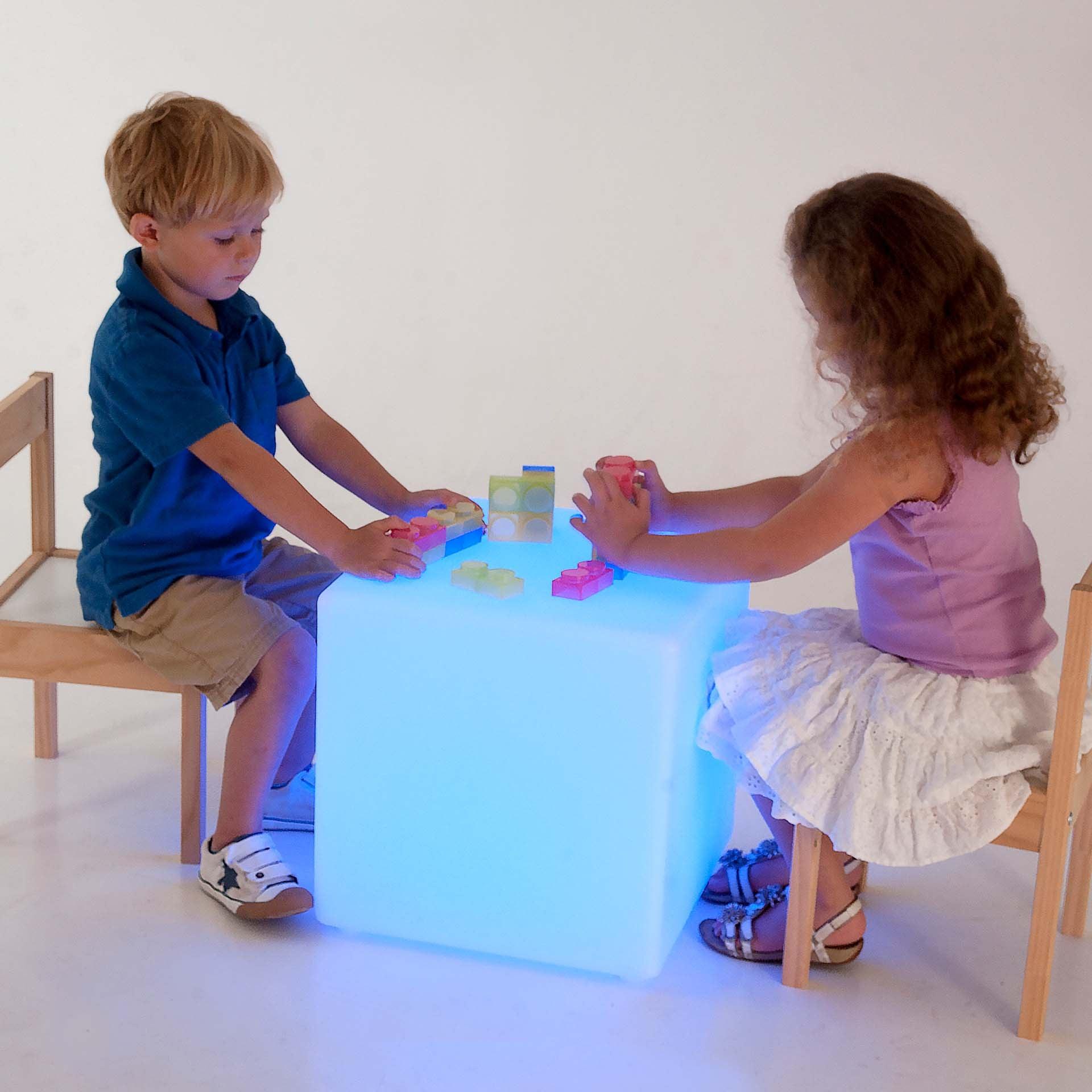 Tickit Sensory Glow cubo luce sensoriale 40 cm telecomando
