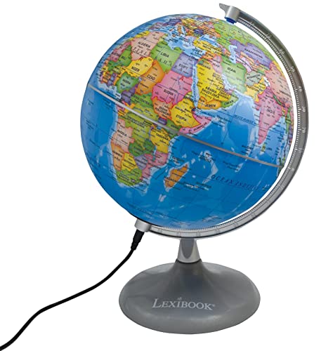 Lexibook NLJ185PL mappamondo planetario illuminato