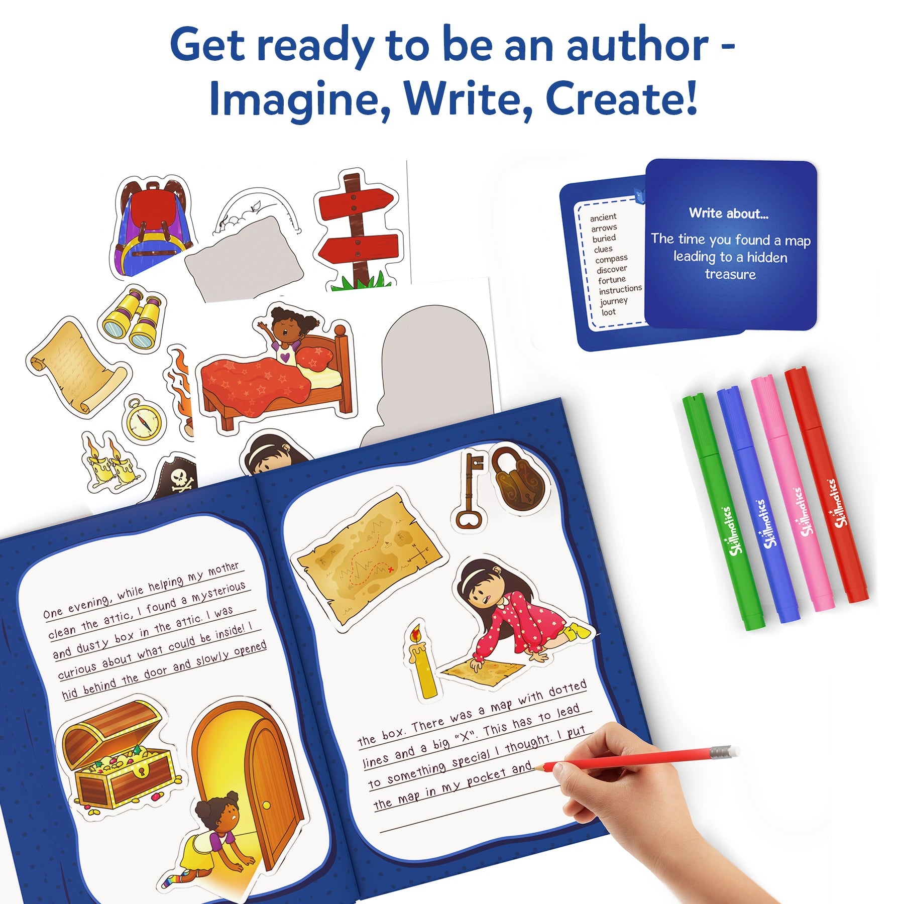 Skillmatics My Storybook All My Adventures kit creativo 5-10 anni