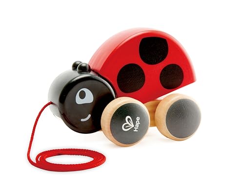 Hape Coccinella Spingi&Tira trainabile legno da 12 mesi