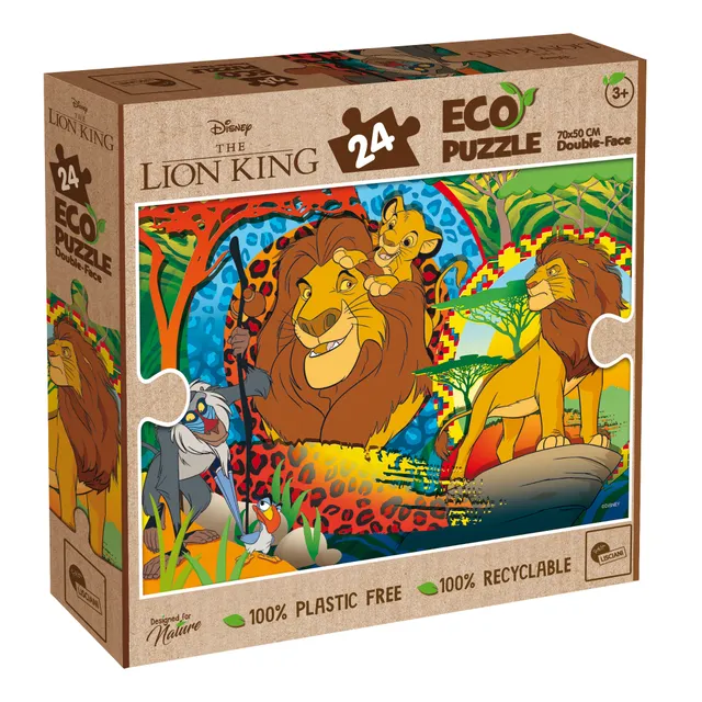 Lisciani Eco-Puzzle DF Re Leone puzzle 24 pezzi