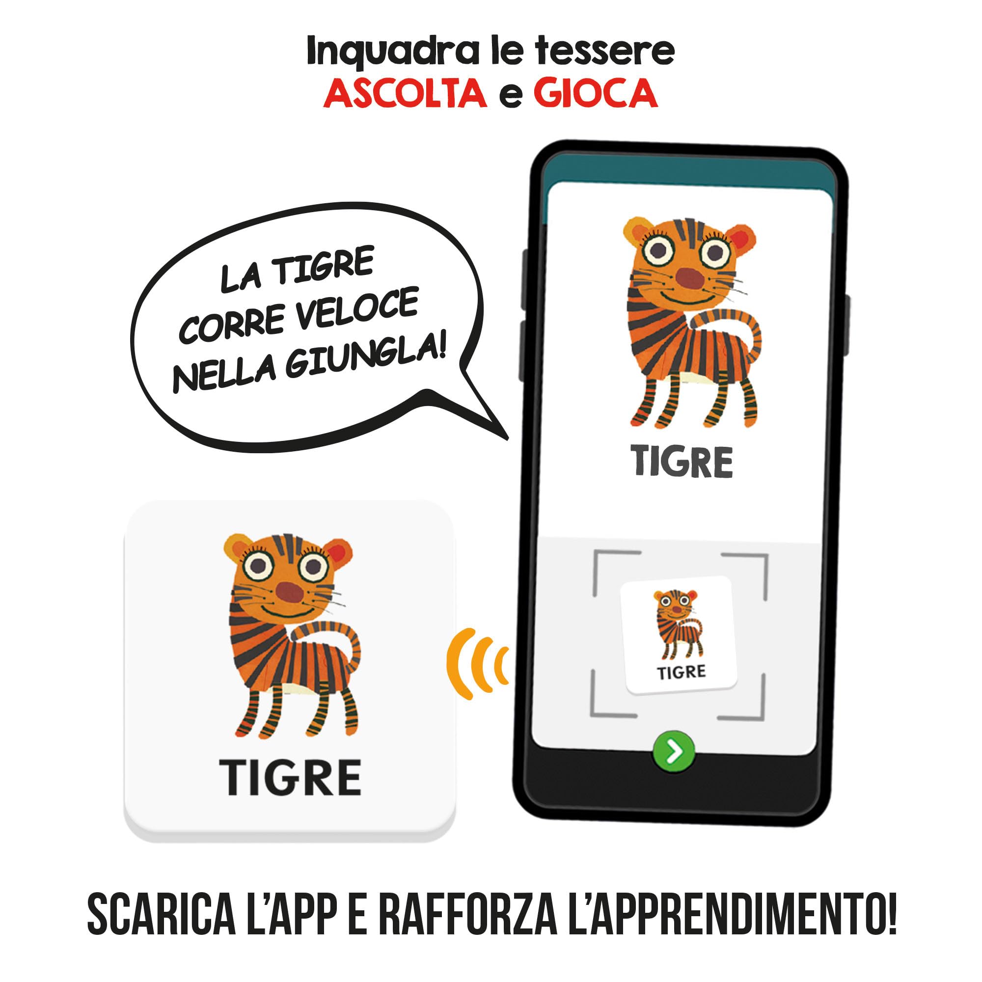 Headu Scrivo & Leggo 4.0 Animali e Ambienti gioco educativo 3-6 anni