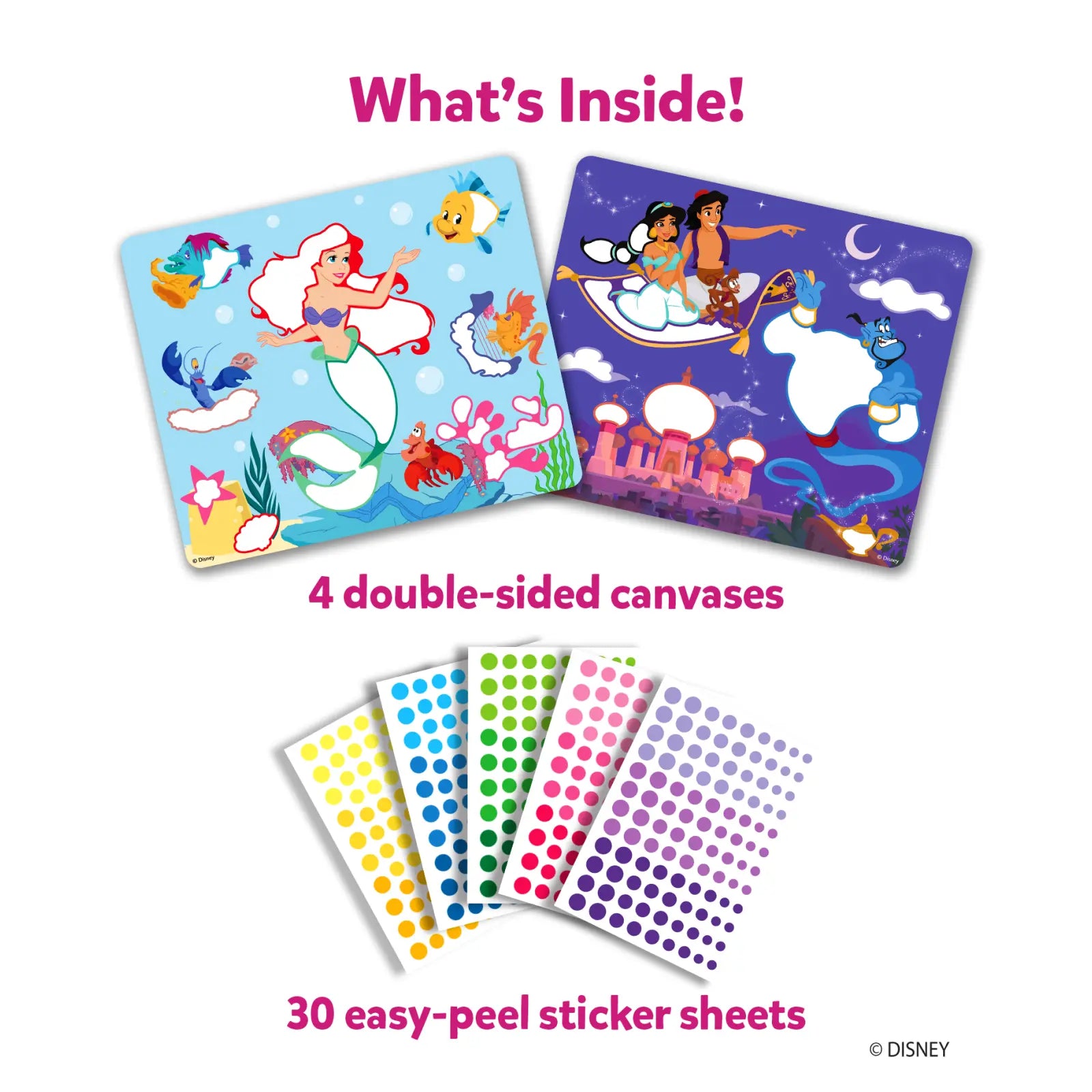Skillmatics Dot It Disney Princesses stickers arte 3-7 anni