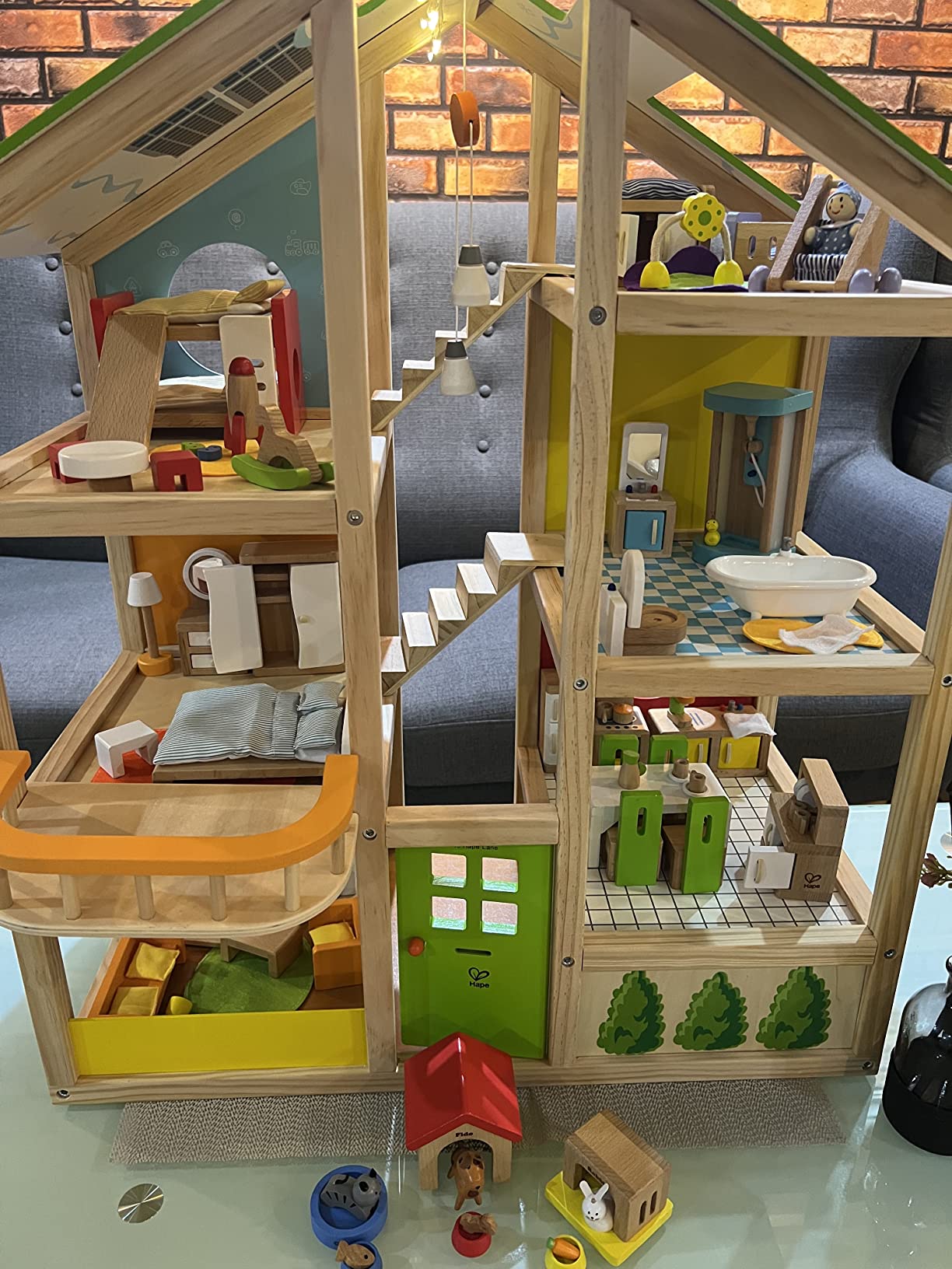Hape Cameretta Moderno mobili casa bambole legno
