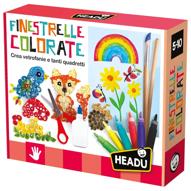 Headu IT53764 Finestrelle Colorate gioco creativo 5-10 anni