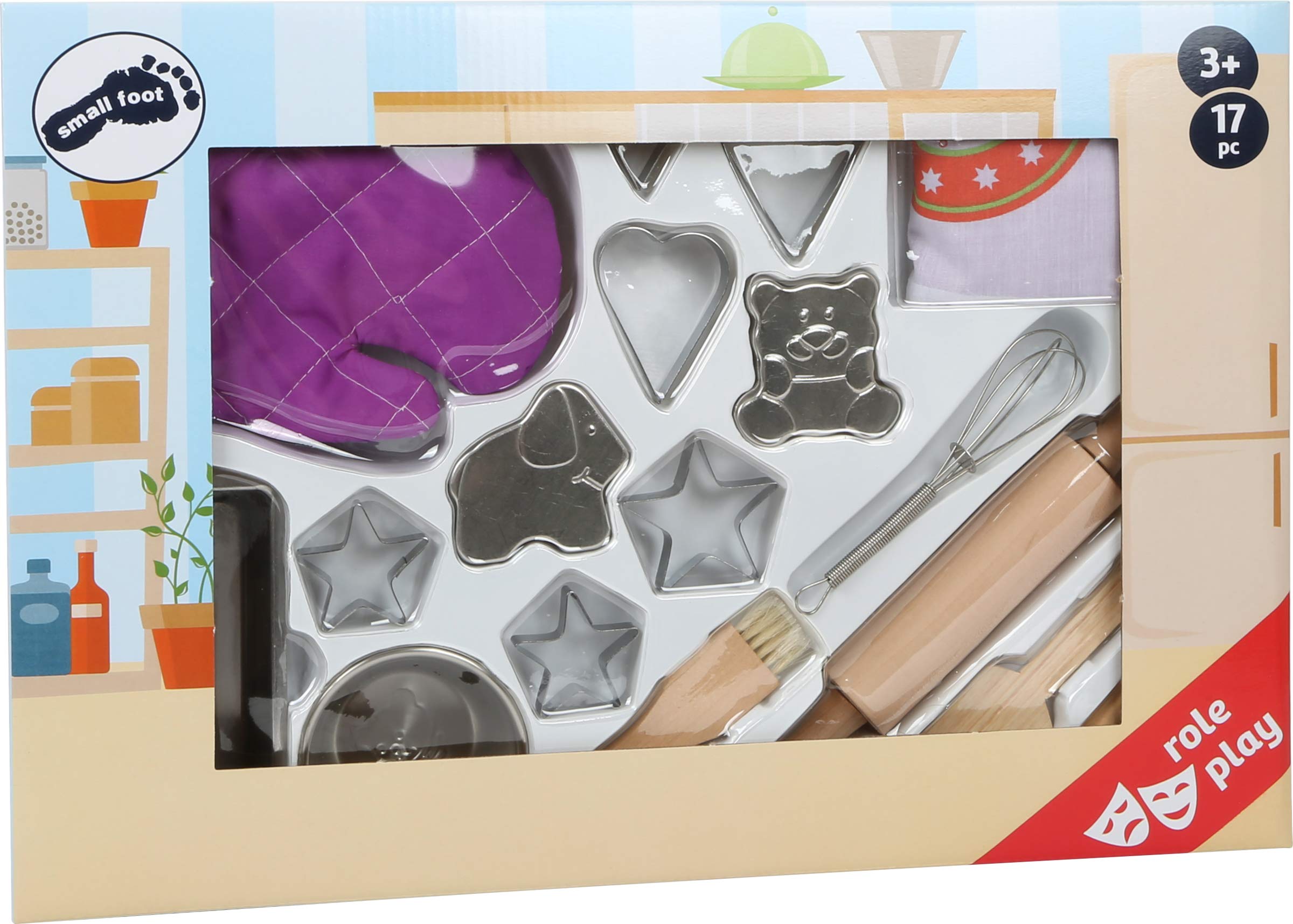 smallfoot 11427 set da forno cucina gioco dai 3 anni