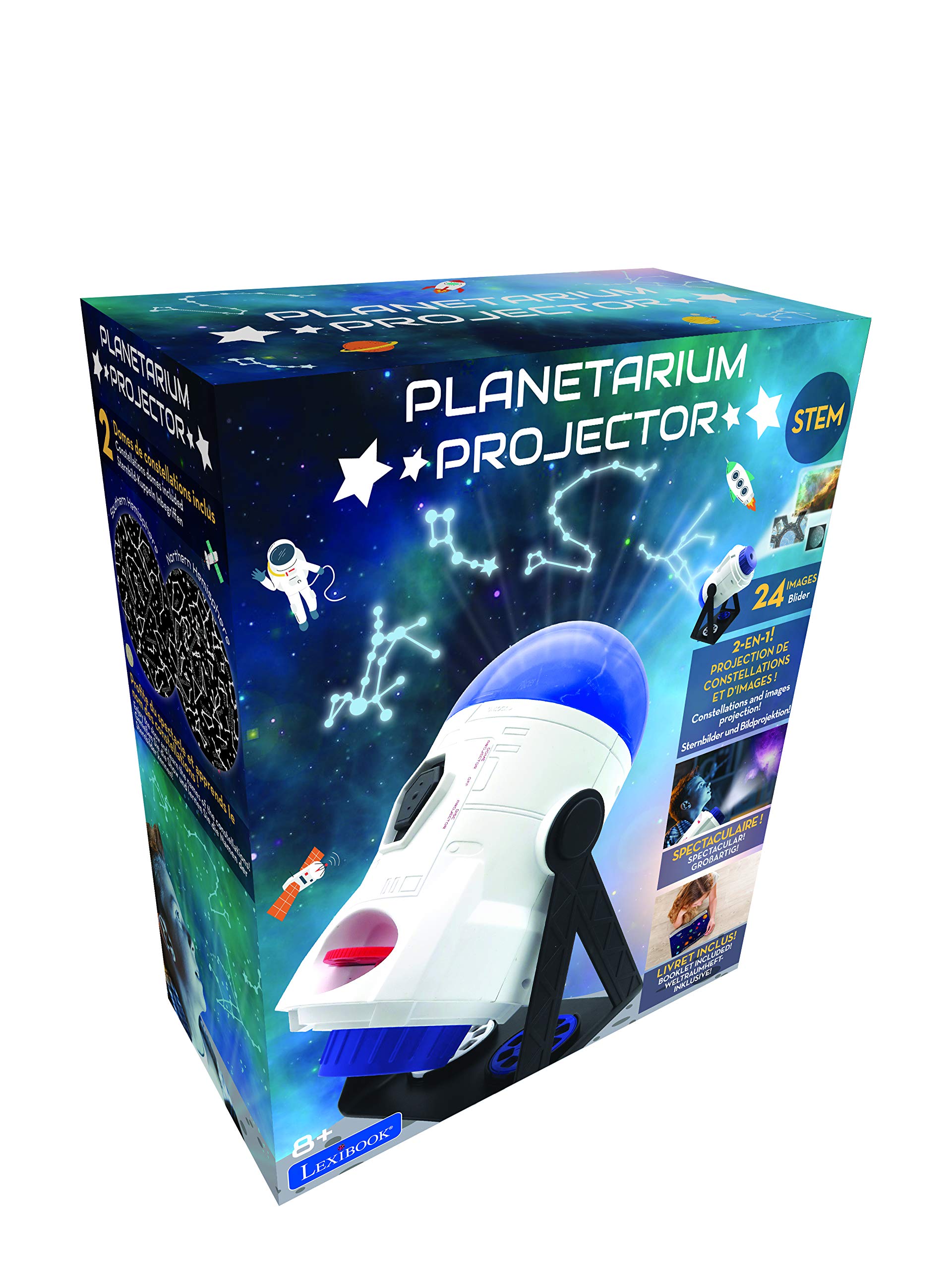 Lexibook NLJ180 proiettore planetario 24 immagini