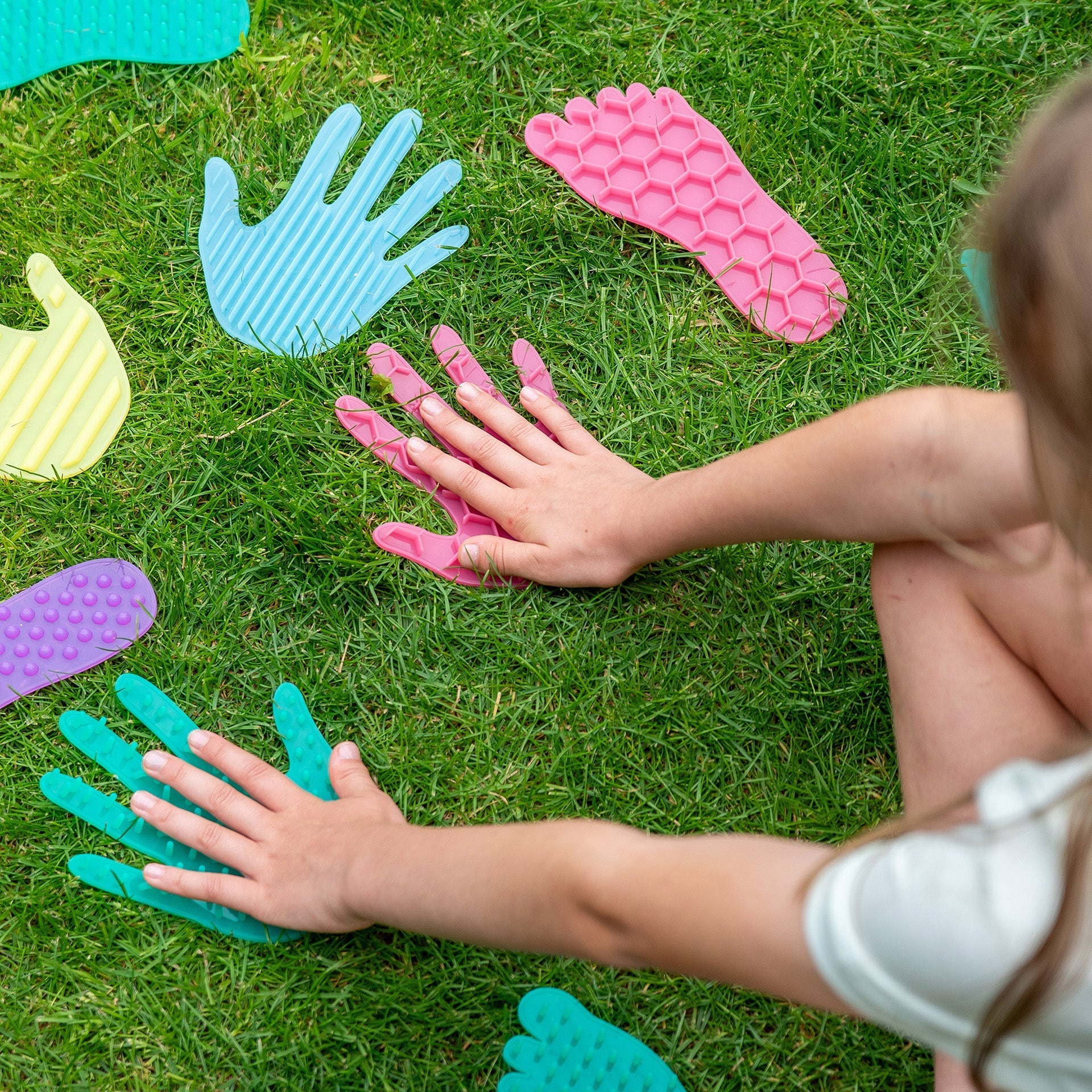 Tickit SiliShapes Hands & Feet set sensoriale 10 coppie