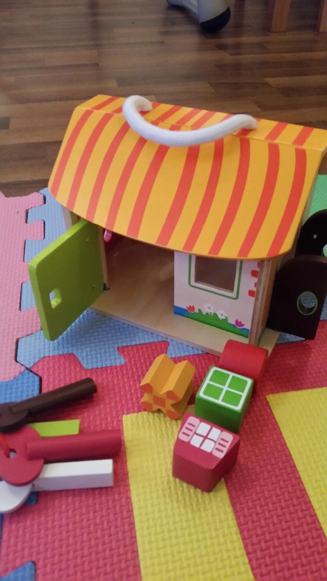 smallfoot 10315 gioco motricità stalla in legno