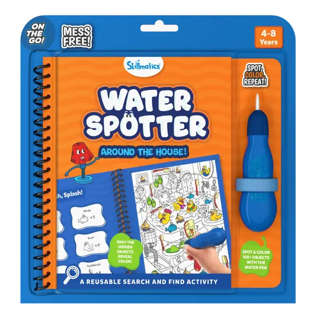 Skillmatics Water Spotter Casa libro acqua cerca e trova