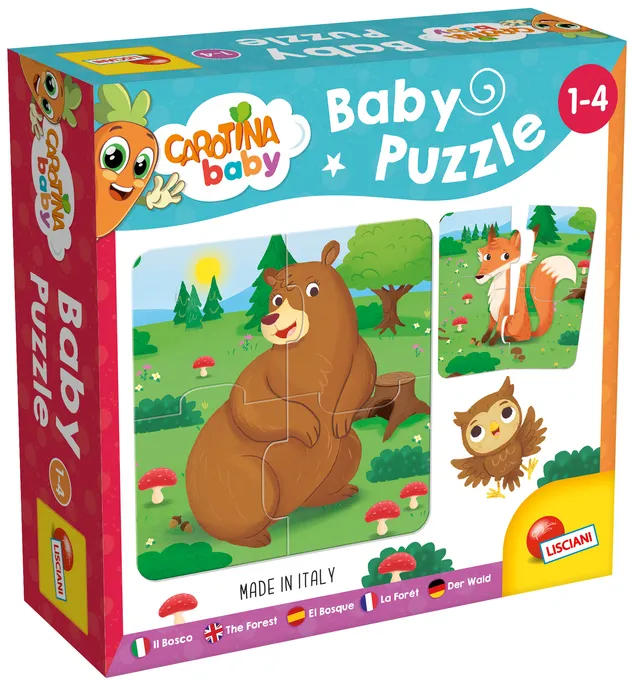 Lisciani Carotina Baby Puzzle Il Bosco puzzle primi anni