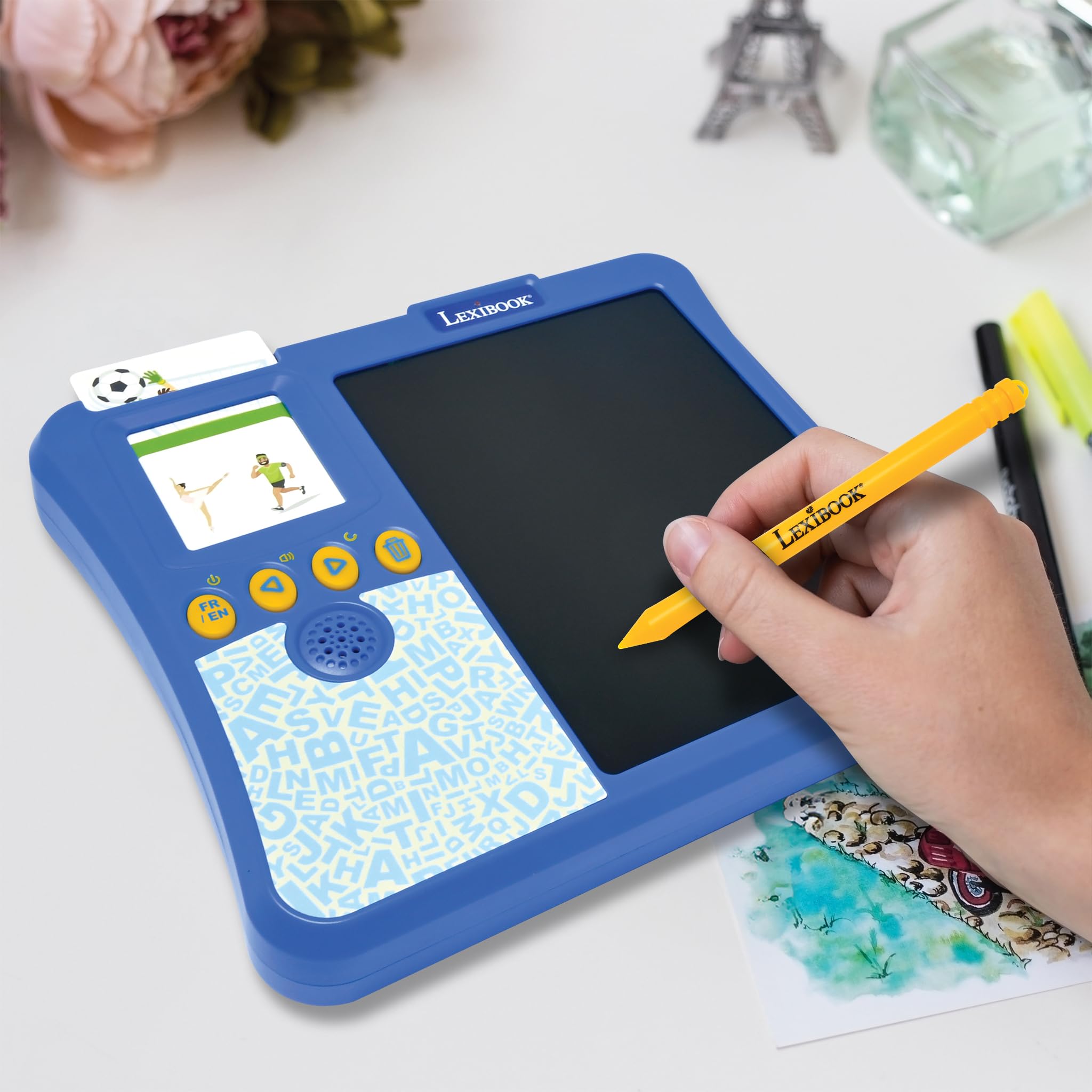 Lexibook Powerman Imagier Gioco Educativo 200 Carte Bilingue