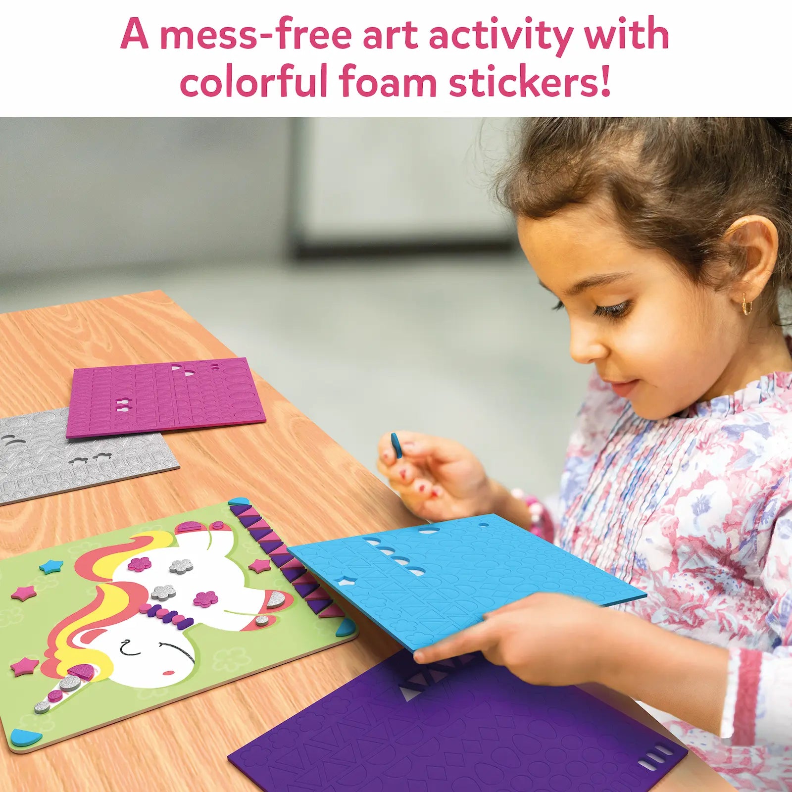 Skillmatics Fun with Foam Unicorn Princess sticker art 800 pezzi
