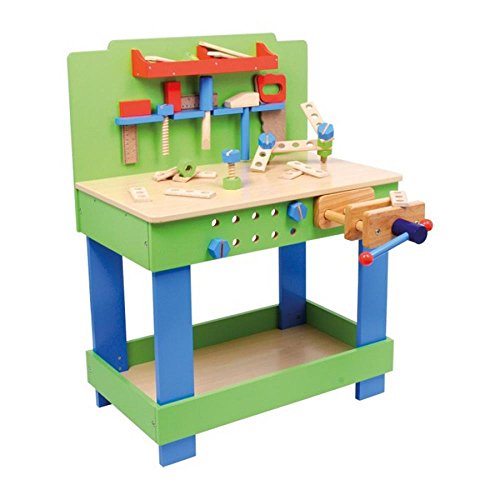smallfoot Frederico 1579 banco lavoro legno 3 anni con morsa