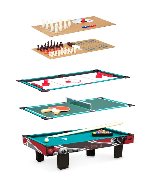 smallfoot 11278 tavolo multifunzione 9 in 1 legno 5 piani