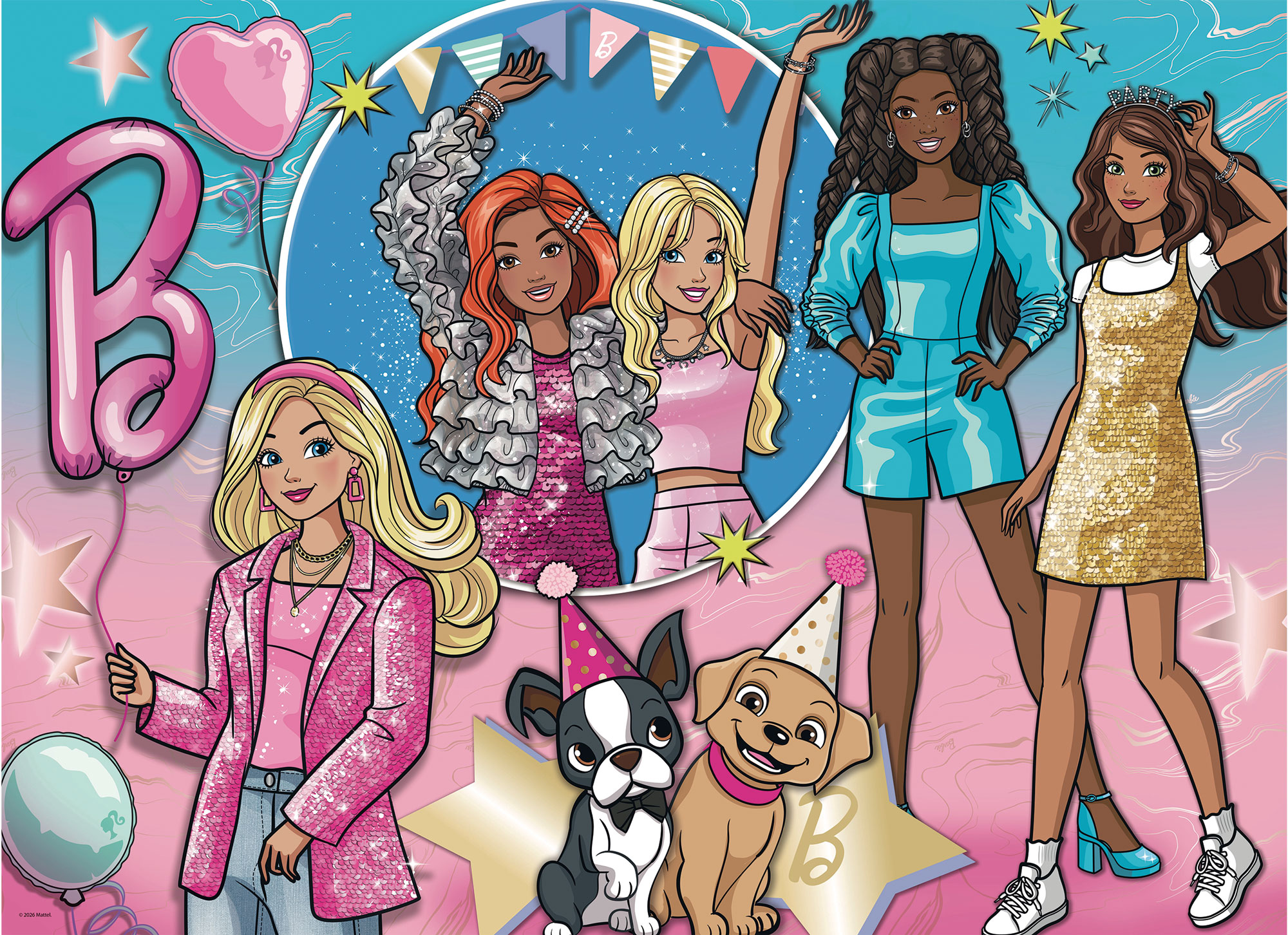Lisciani Barbie Puzzle Maxifloor 60 Pezzi Scintillante