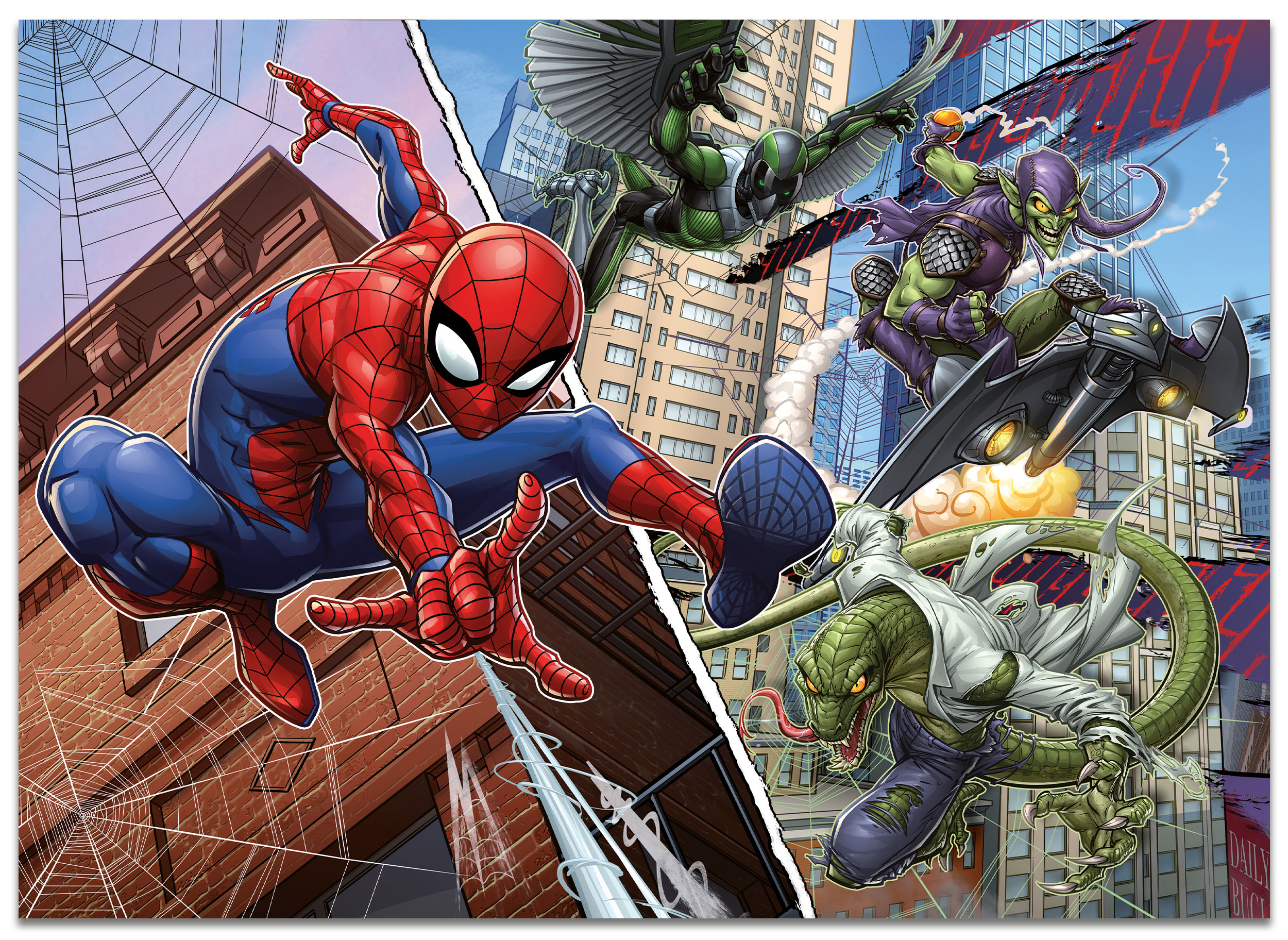Lisciani Marvel Maxi Floor 4x48 puzzle Spider-Man double-face