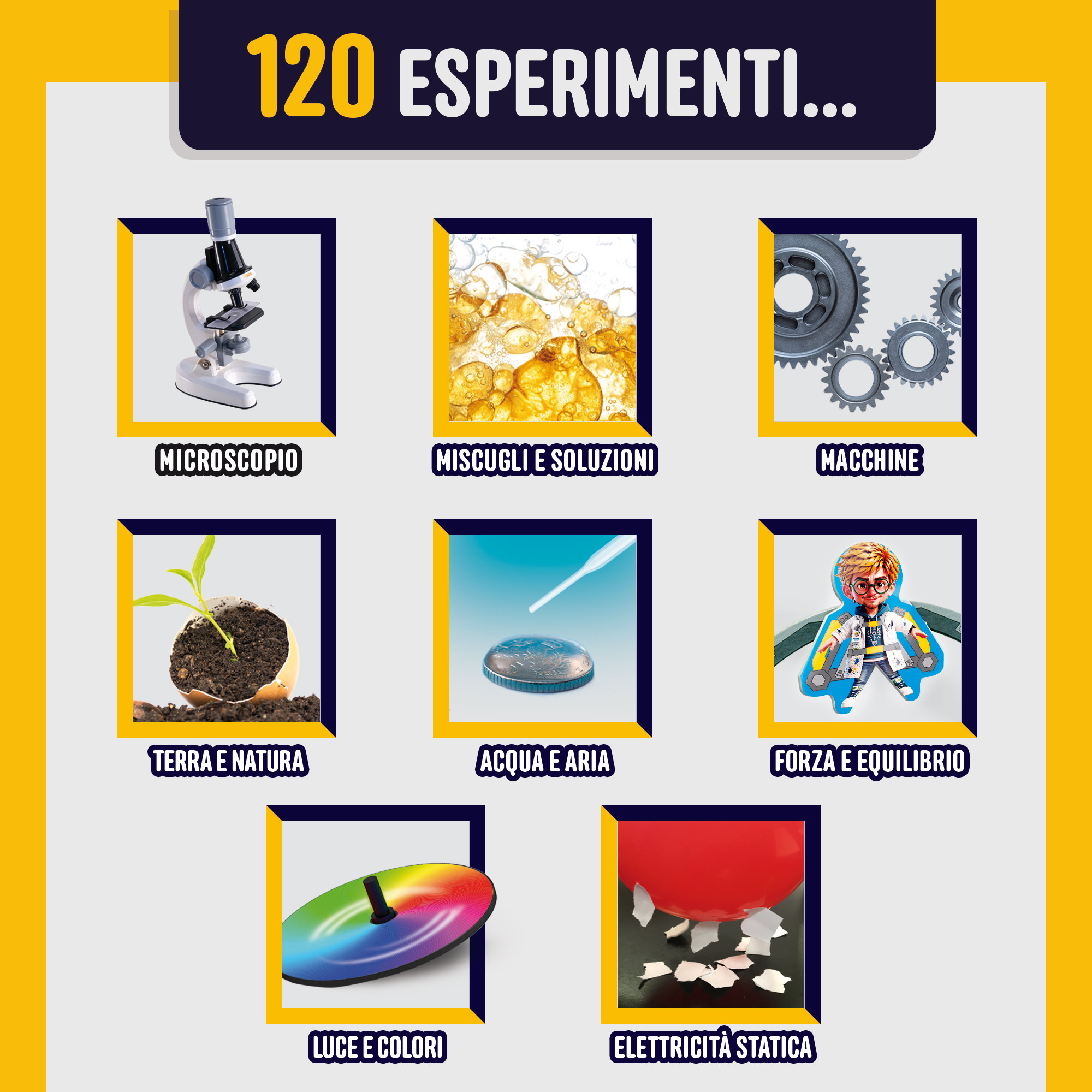 Lisciani I'm A Genius Il Grande Laboratorio Della Ricerca Scientifica kit
