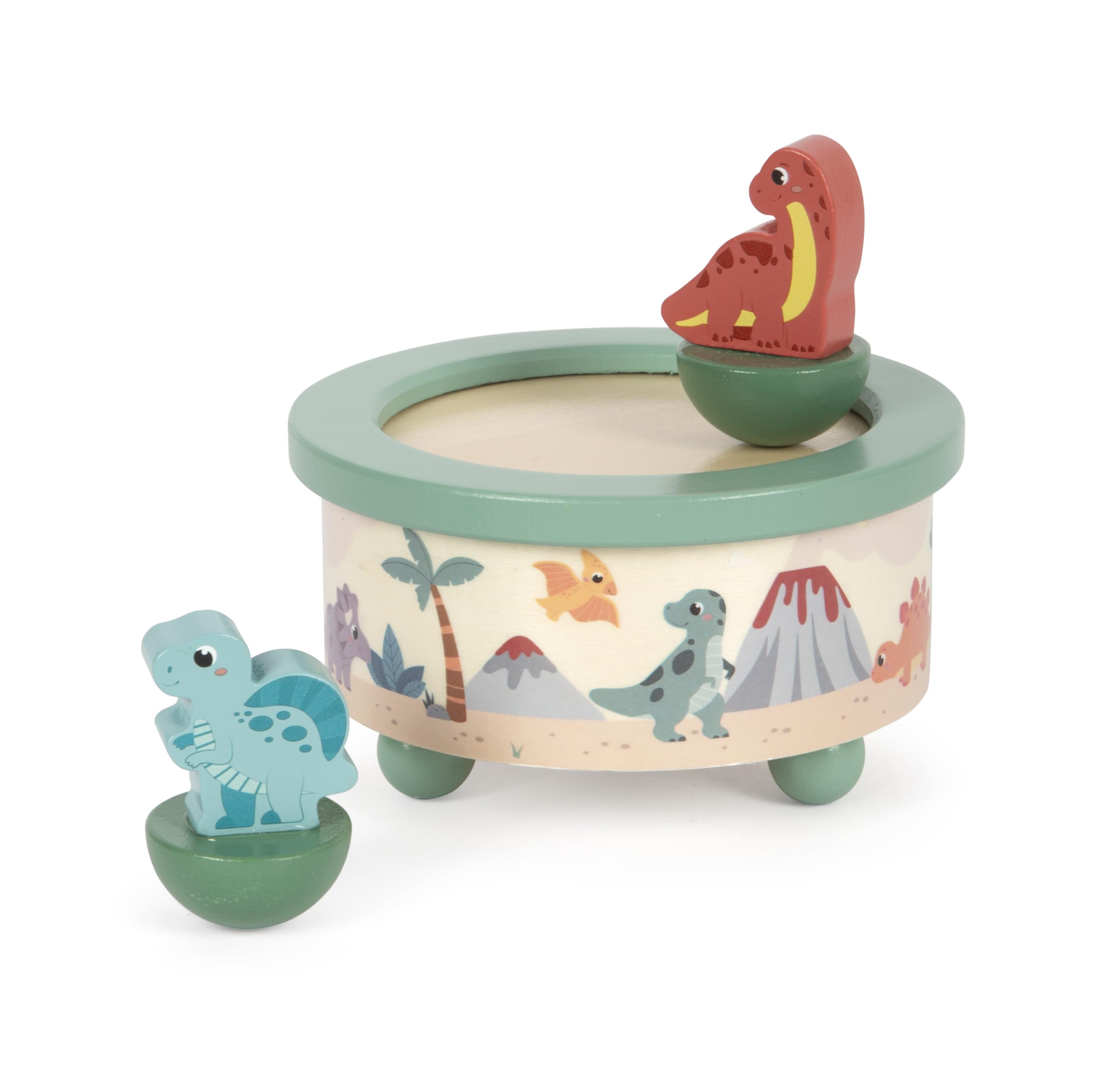 smallfoot Carillon Dino scatola musicale legno 12 cm