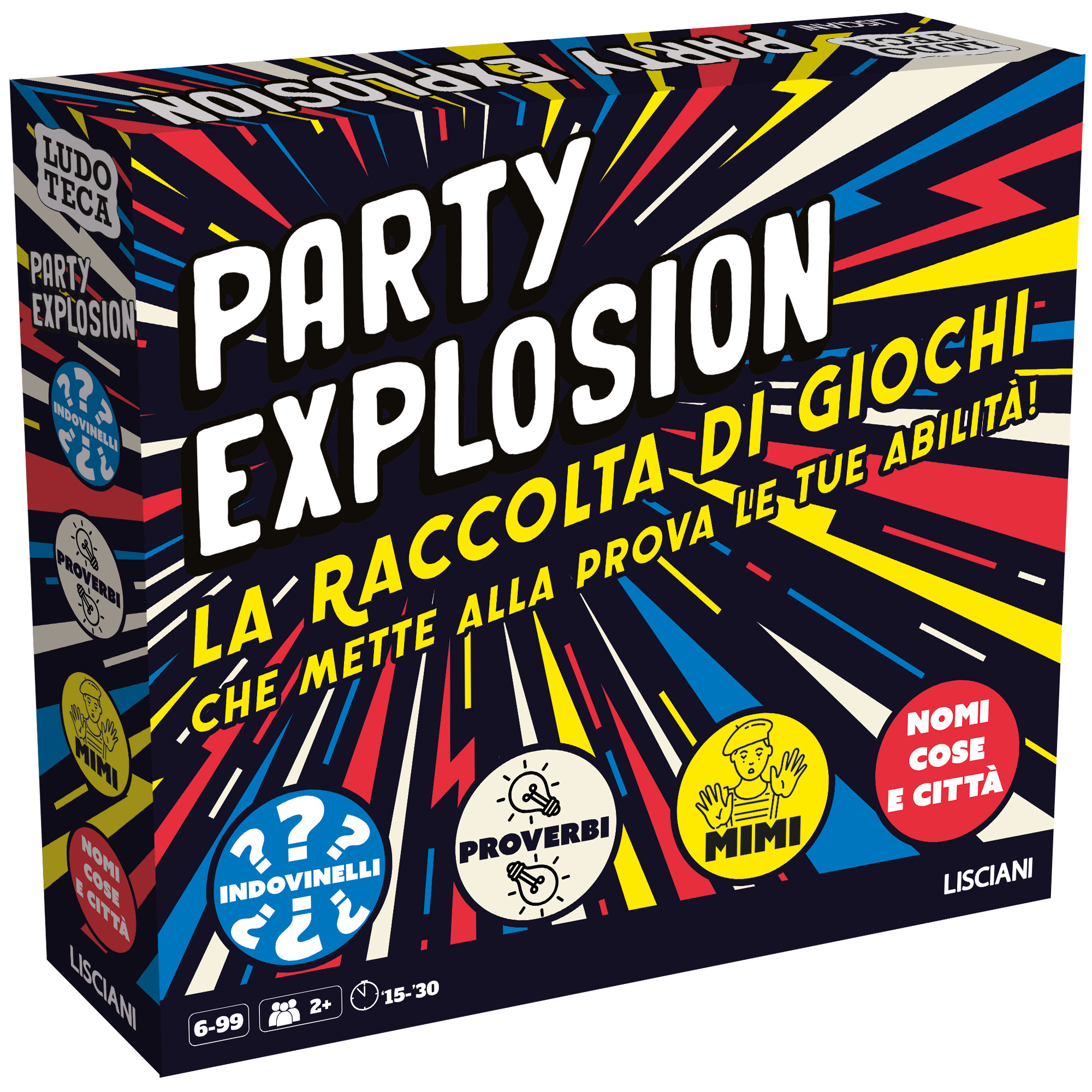 Lisciani Ludoteca Party Explosion gioco feste con mimi