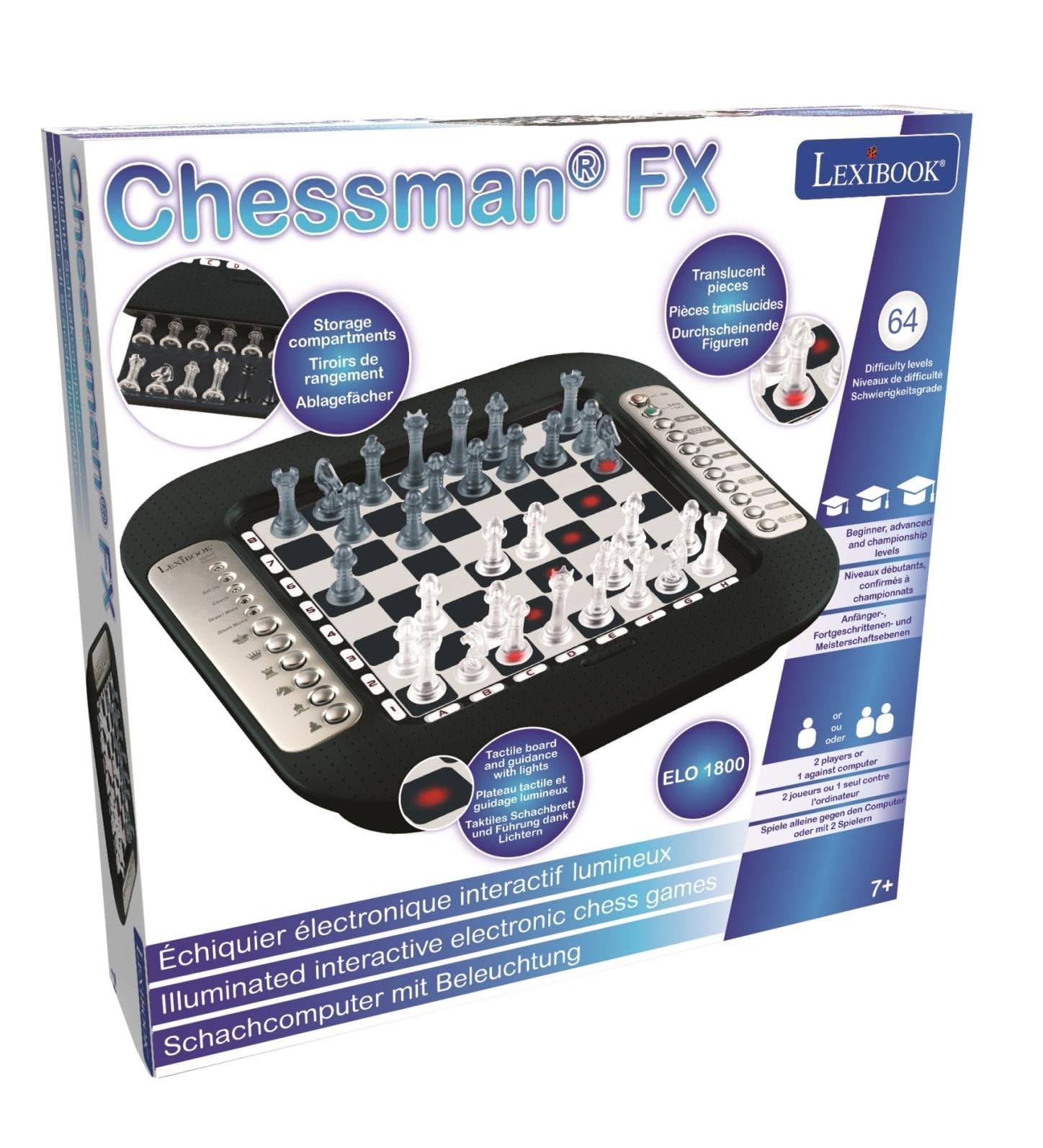 Lexibook Chessman FX CG1335LXB scacchi elettronici 64 livelli