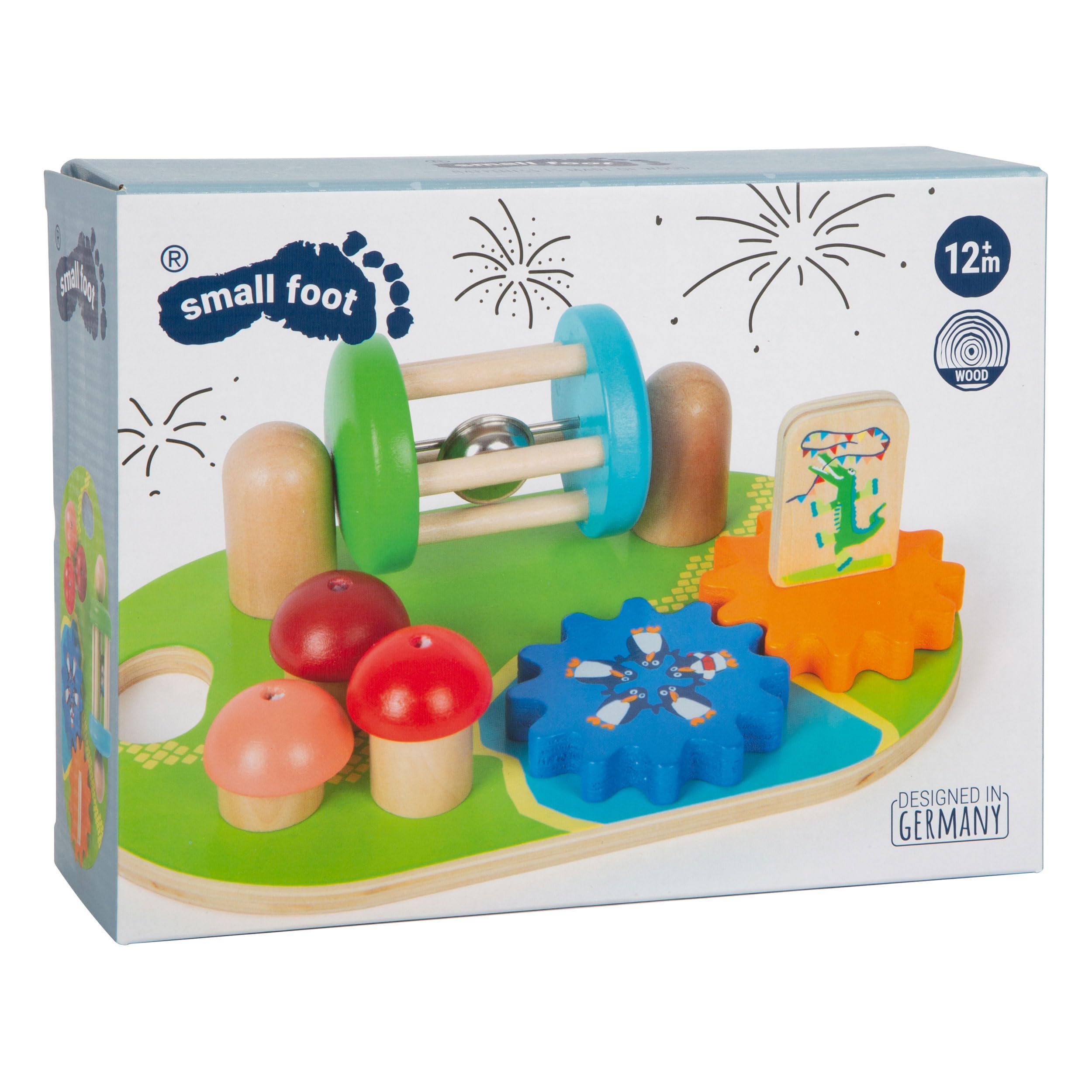 smallfoot Parco Divertimenti 12289 tavoletta motricità legno