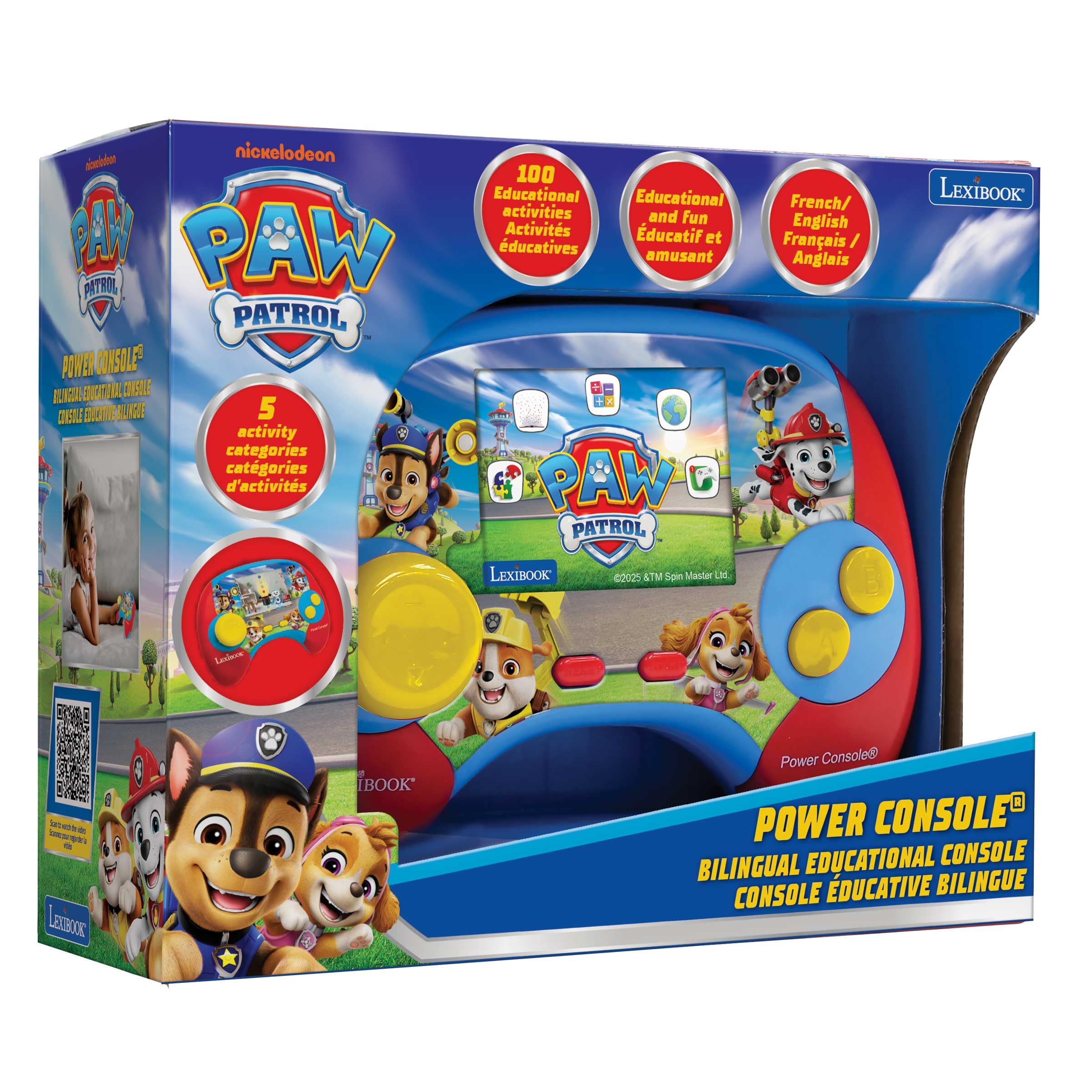 Lexibook Paw Patrol JCG100PA console gioco 100 attività