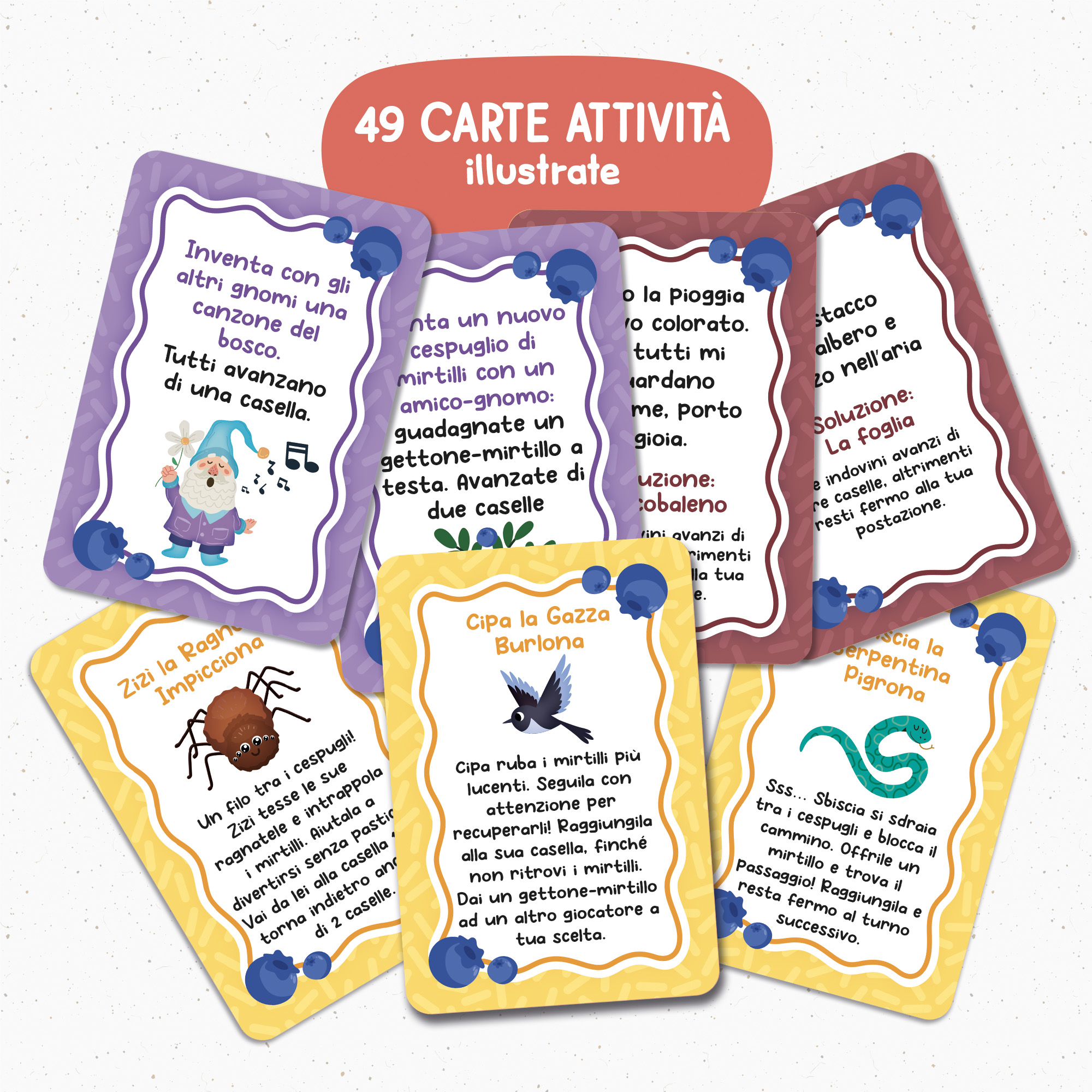 Lisciani Giocare Educare gioco Mirtilli emozioni bambini