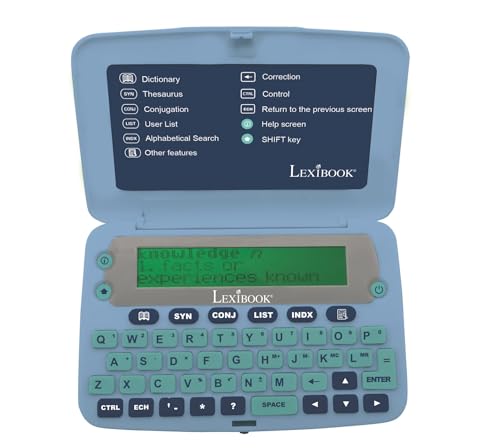 Lexibook D650EN dizionario inglese elettronico blu grigio