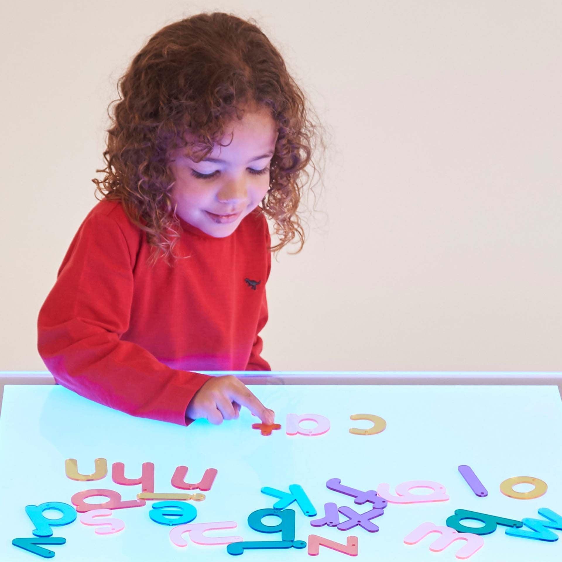 Tickit Rainbow Letters lettere traslucide 26 pezzi alfabeto