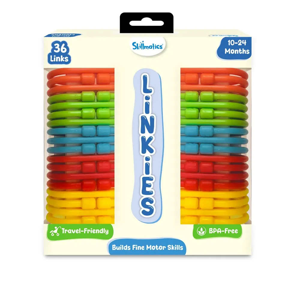 Skillmatics Linkies set 36 anelli gioco neonati 10-24 mesi