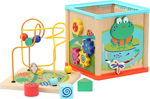 smallfoot 10622 Giardino cubo motricità legno 20 cm