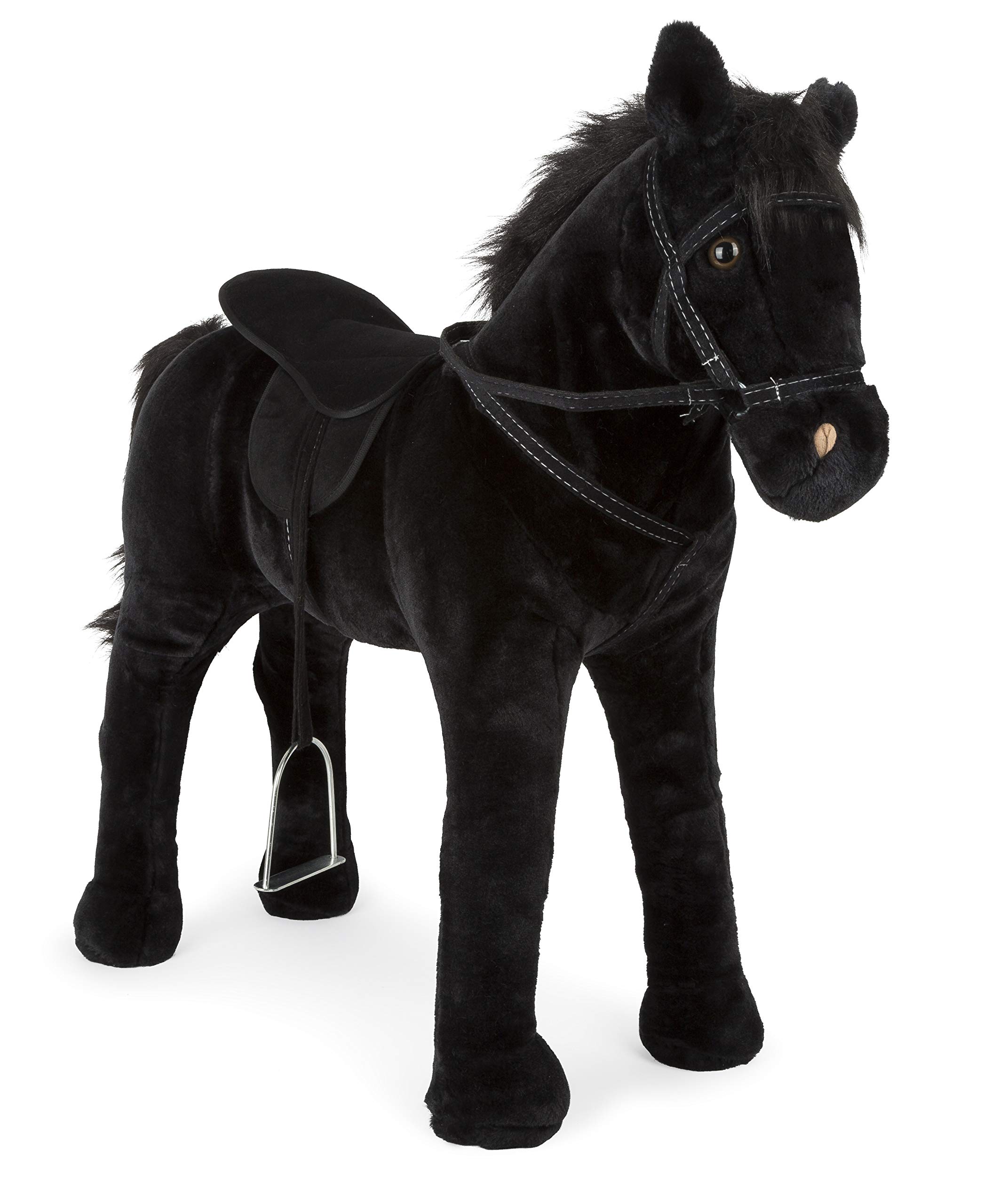 Small Foot 11176 cavallo giocattolo nero con suono