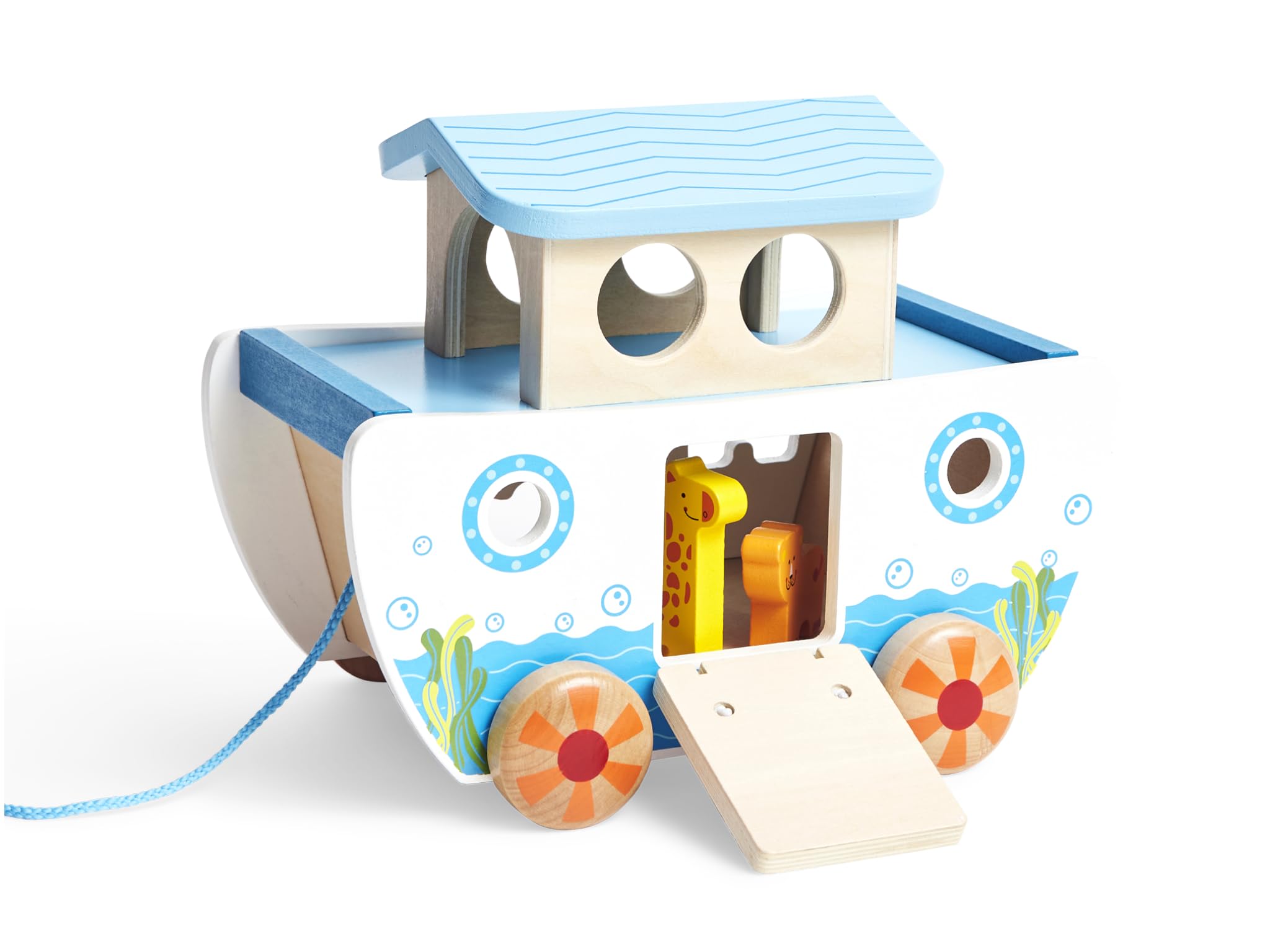 Hape Arca di Noè Gioco in Legno con Animali Multicolore