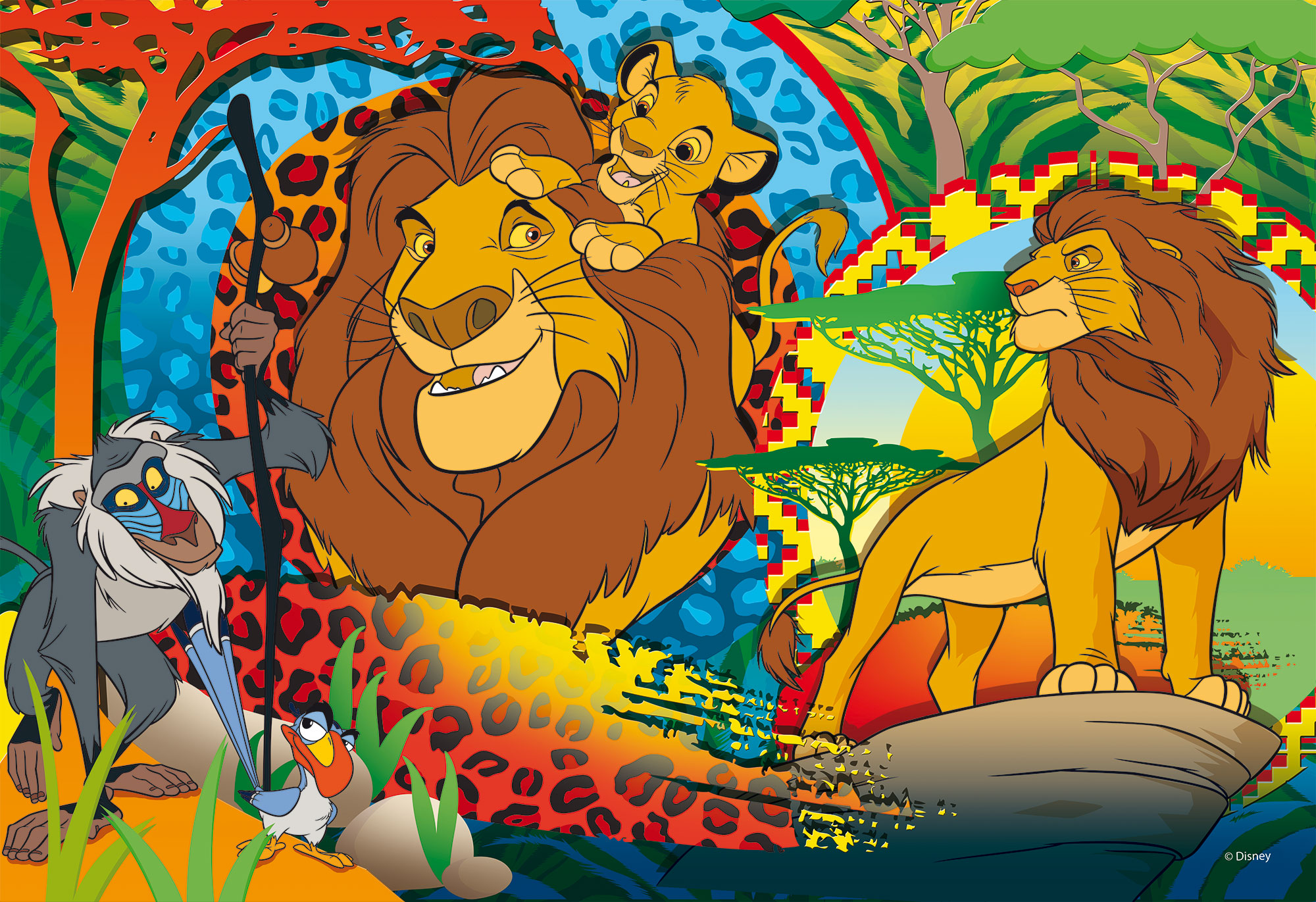 Lisciani Eco-Puzzle DF Re Leone puzzle 24 pezzi
