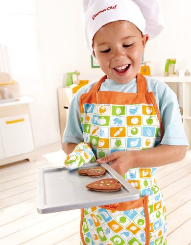 Hape E3119 set grembiuli cuoco bambini cucina